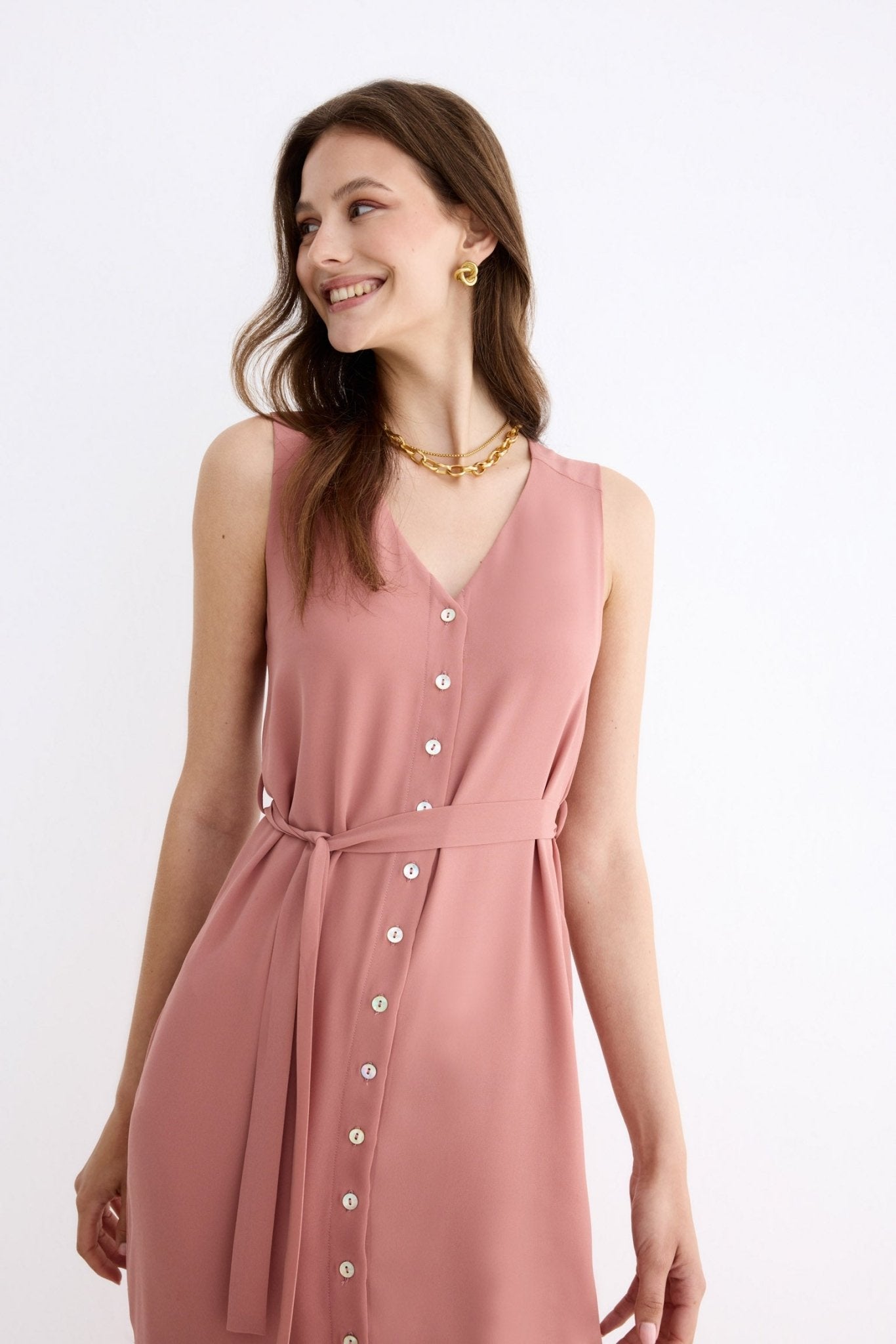 Vestido CALIMA Nude - BIMANI