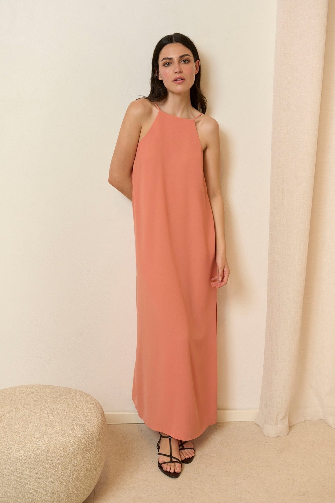 Vestido CAÑAVERAL Salmón Lava - BIMANI