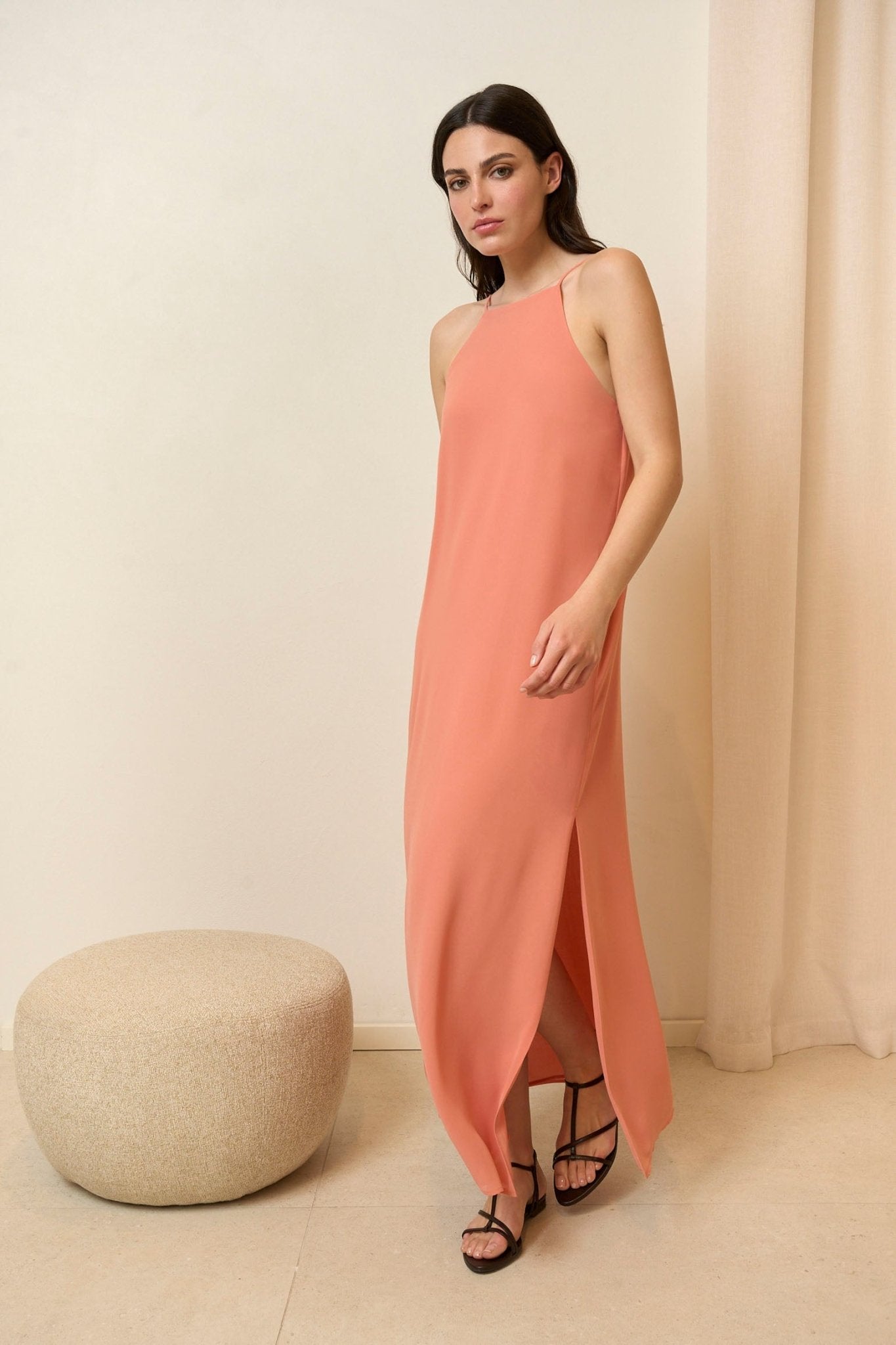 Vestido CAÑAVERAL Salmón Lava - BIMANI