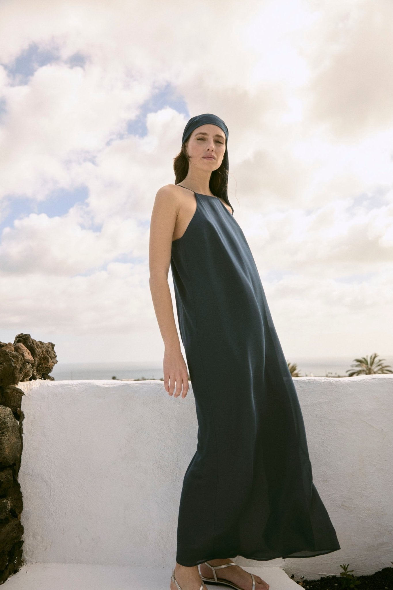 Vestido CAÑAVERAL Azul Cantábrico - BIMANI