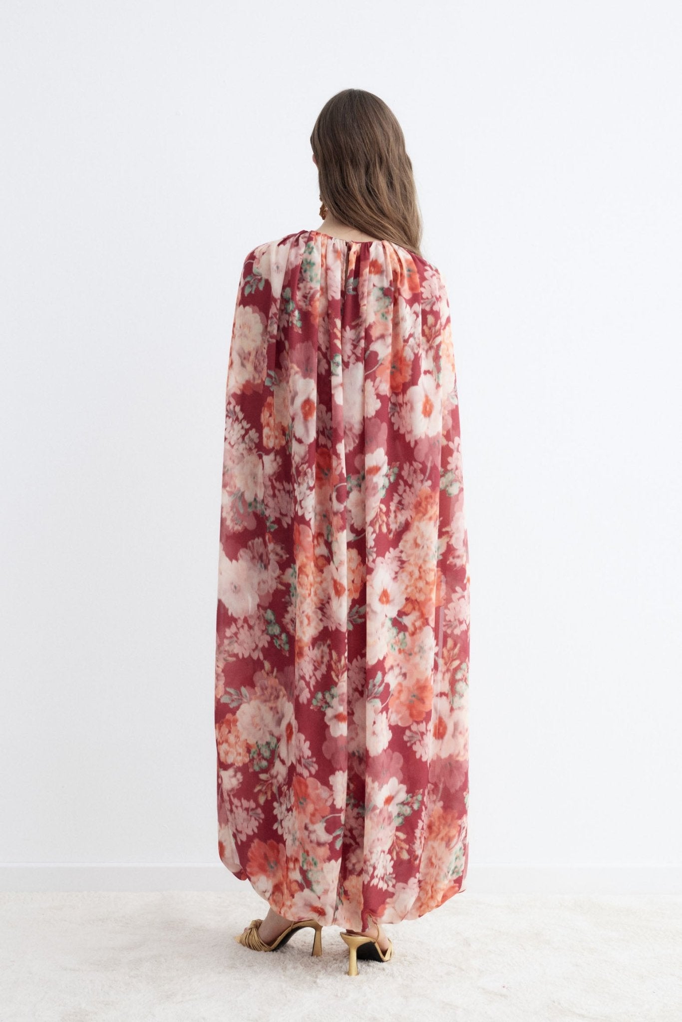 Vestido CAROLE Print Rose - BIMANI