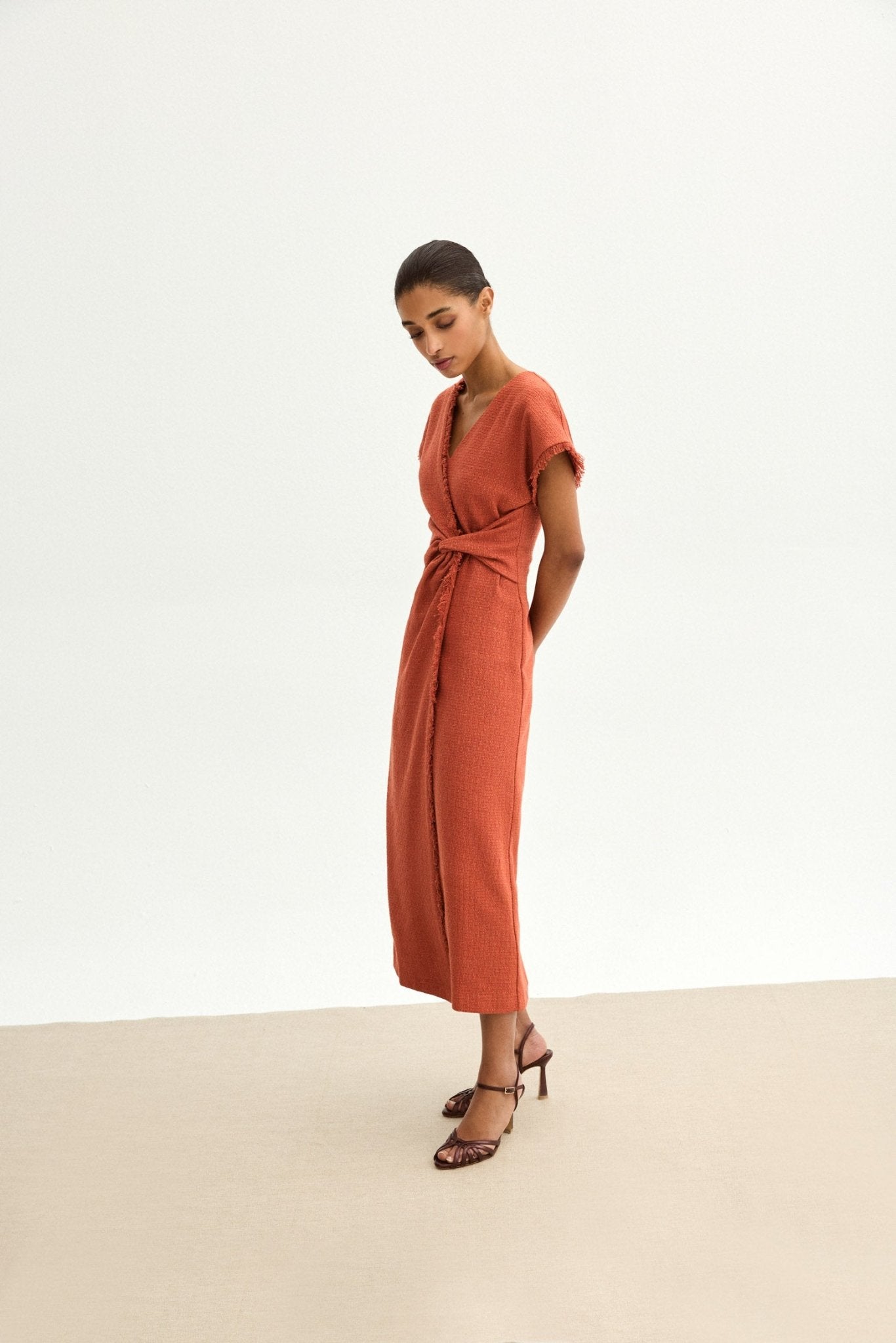 Vestido CATARINA Teja Caldero - BIMANI