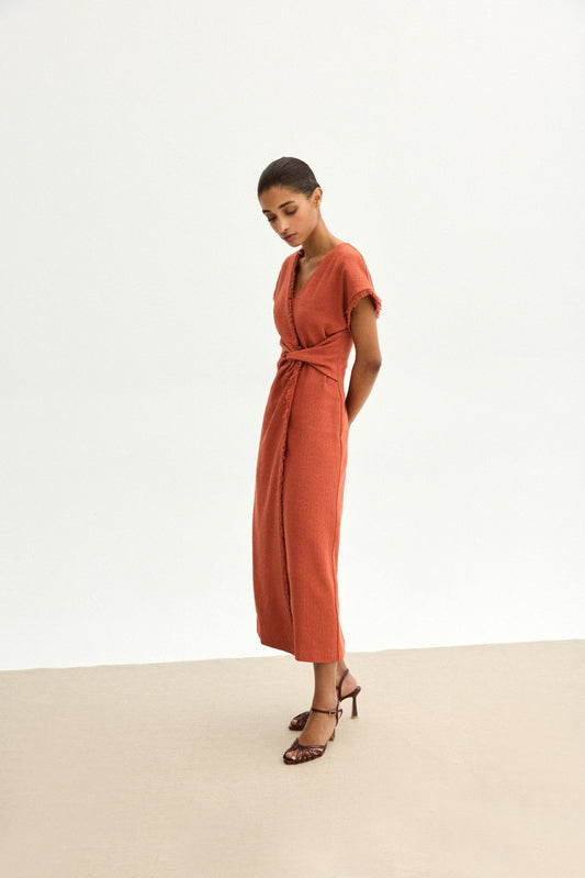 Vestido CATARINA Teja Caldero - BIMANI