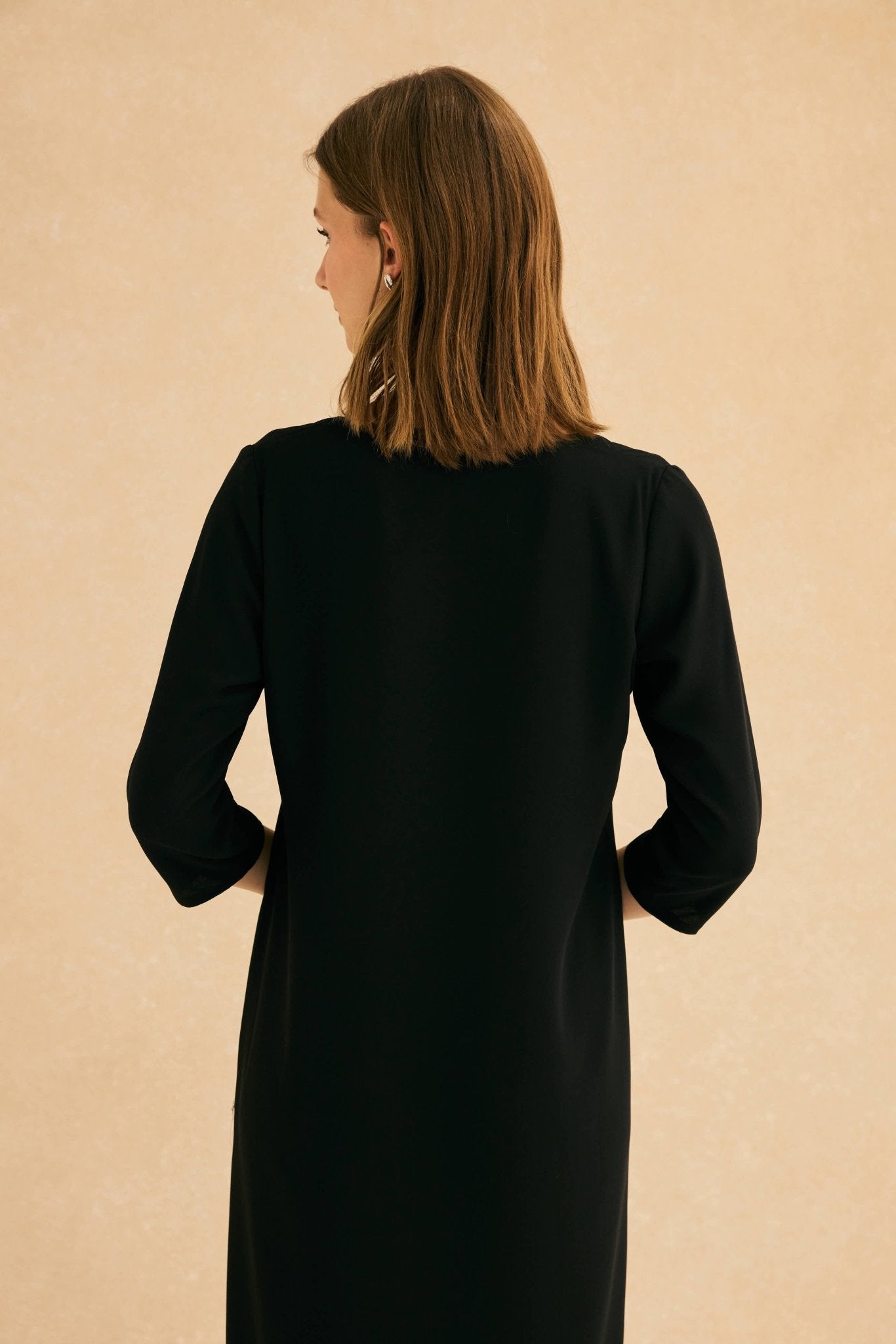 Vestido CAZA Negro Magnético - BIMANI