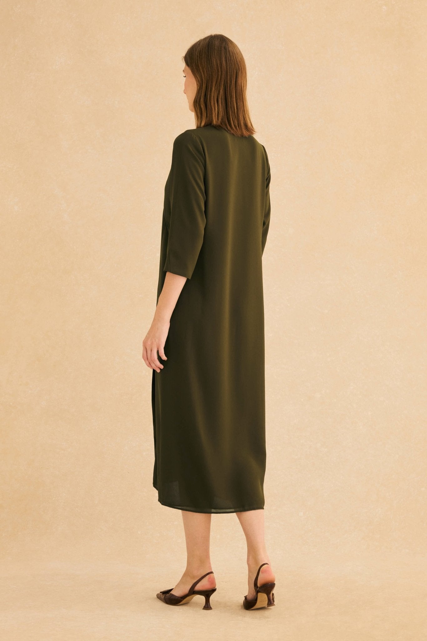 Vestido CAZA Khaki Picual - BIMANI
