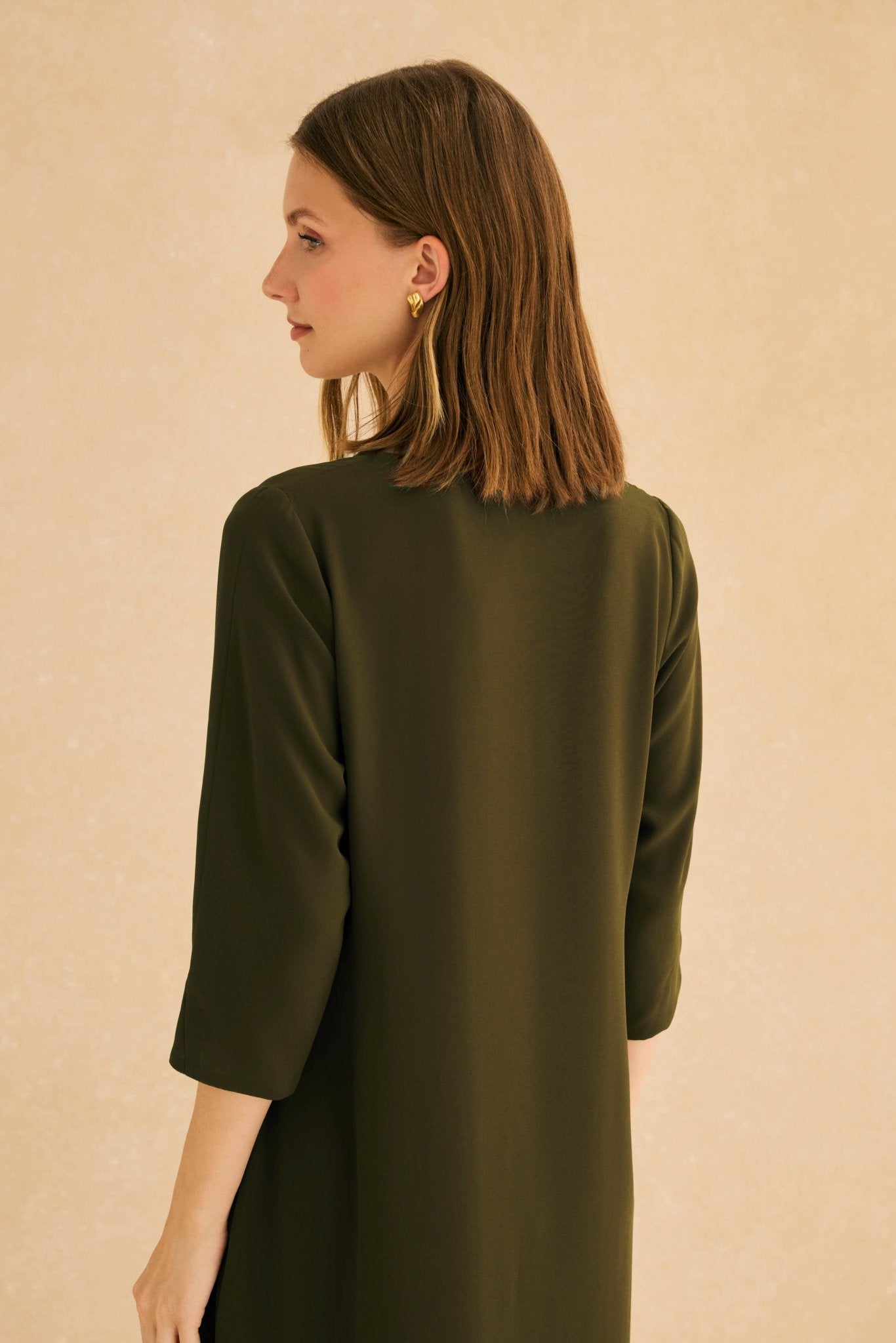 Vestido CAZA Khaki Picual - BIMANI