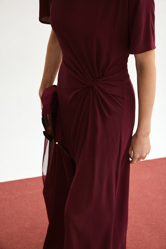 Vestido CHLOÉ Burdeos Monastrell - BIMANI