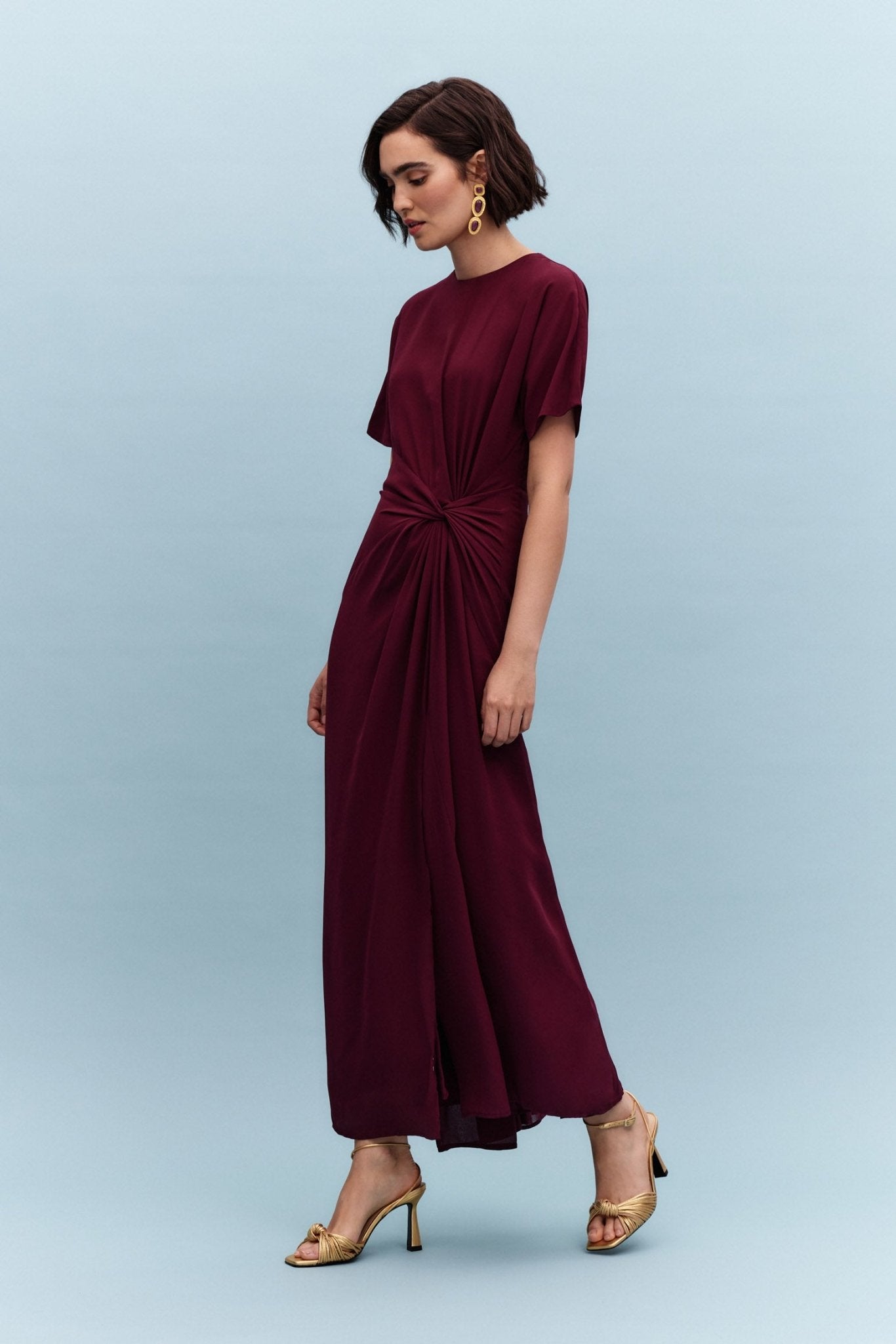 Vestido CHLOÉ Burdeos Monastrell - BIMANI