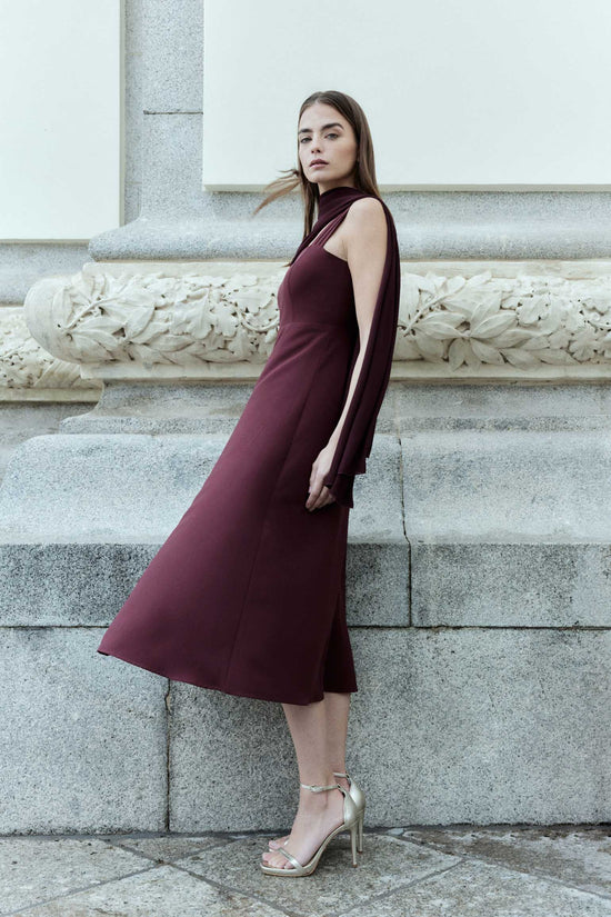 Vestido CIBELINA Burgundy - BIMANI