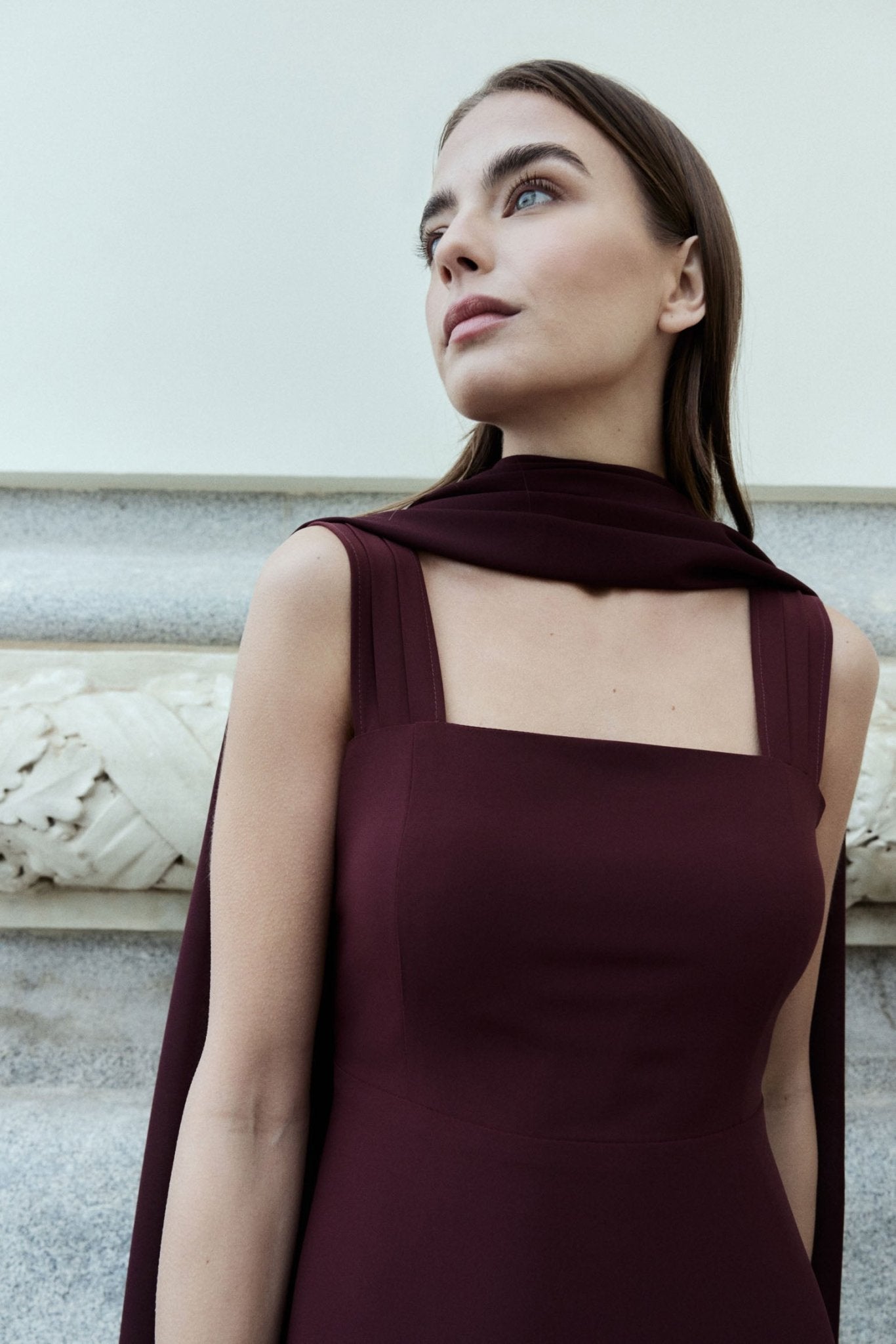 Vestido CIBELINA Burgundy - BIMANI