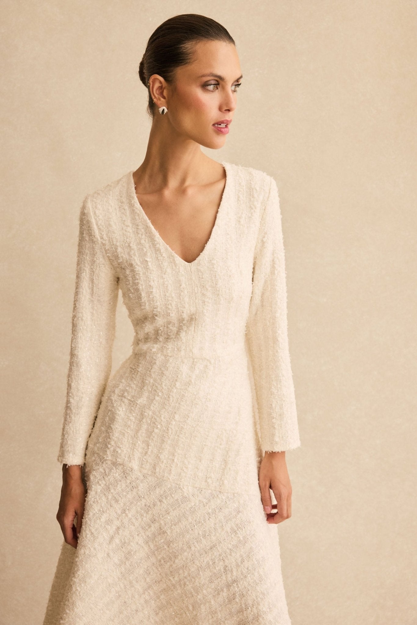 Vestido CLEMENTINE Blanco Hielo - BIMANI