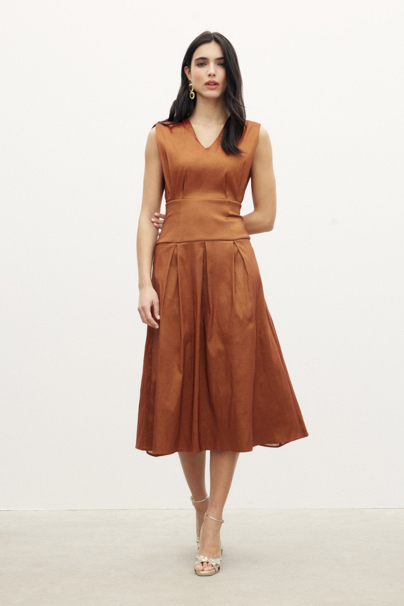 Vestido COPPOLA Bronze - BIMANI