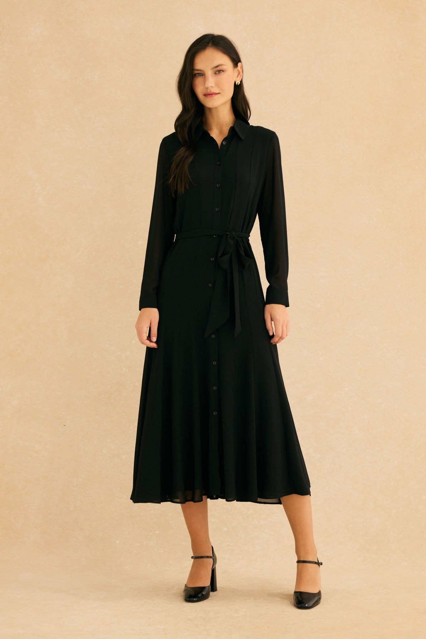Vestido CORA Negro Magnético - BIMANI