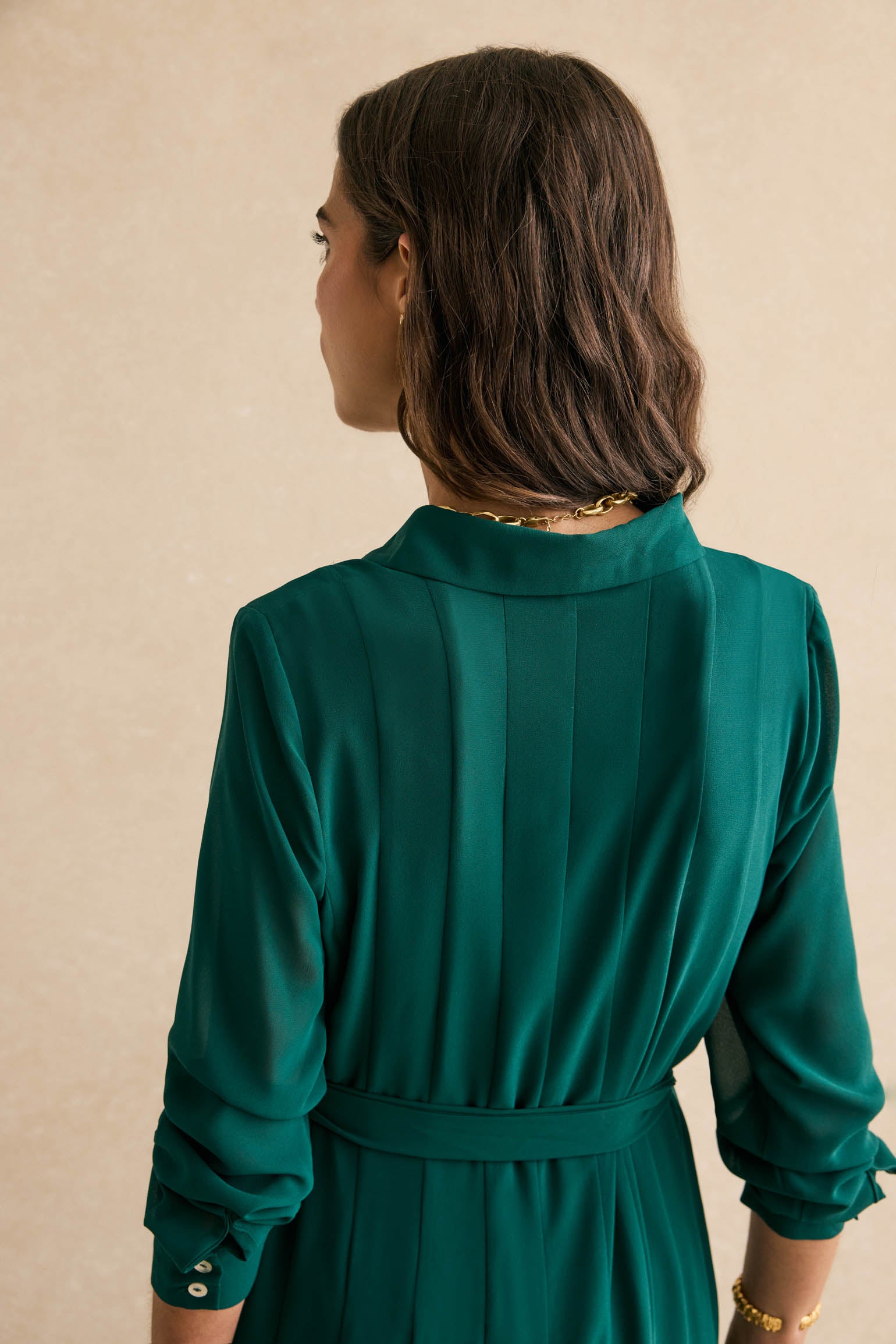 Vestido CORA Verde Hiedra - BIMANI