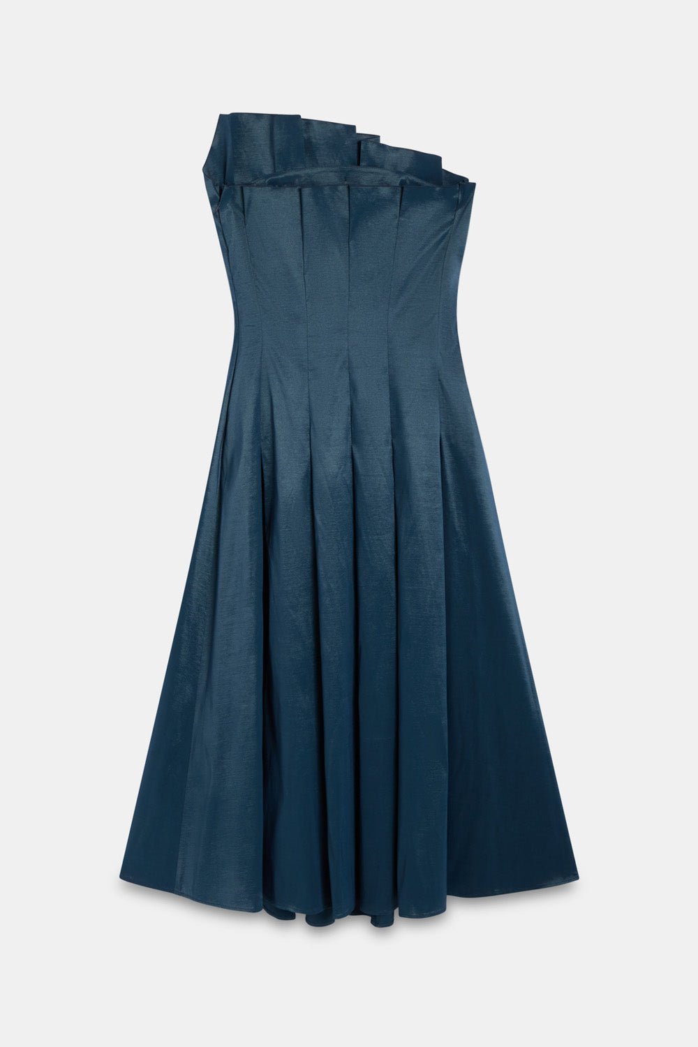 Vestido CORDELIA Azul Petróleo - BIMANI