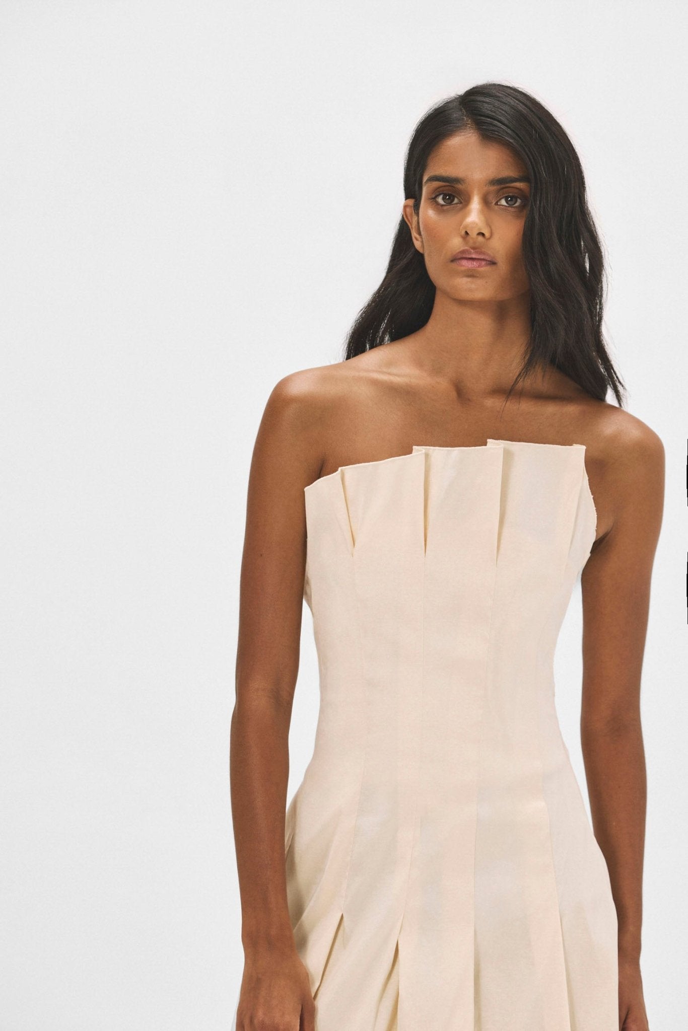 Vestido CORDELIA Crema - BIMANI