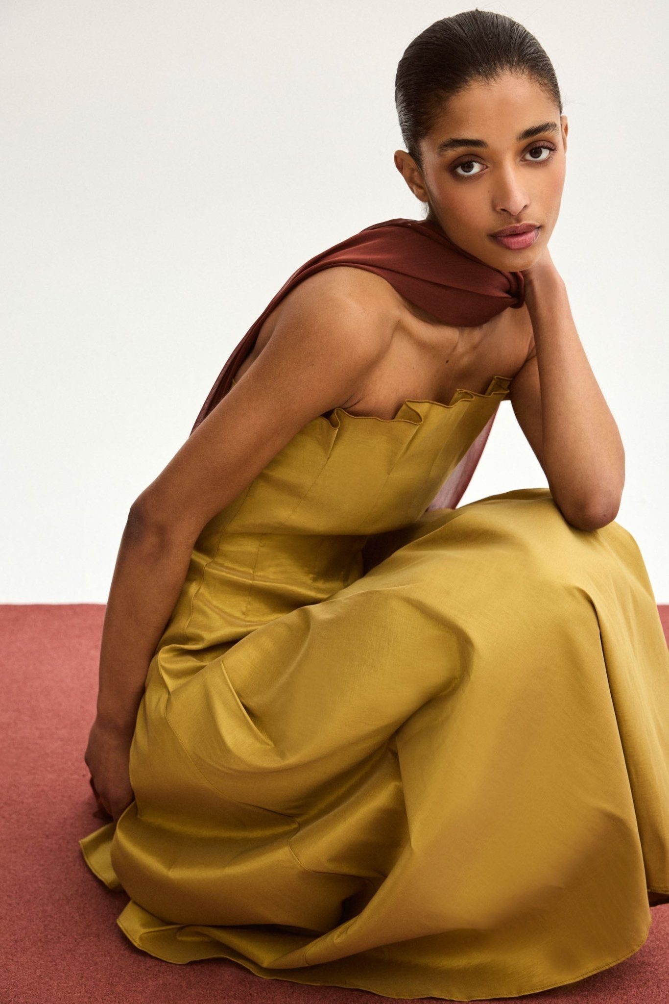 Vestido CORDELIA Oliva Peridoto - BIMANI