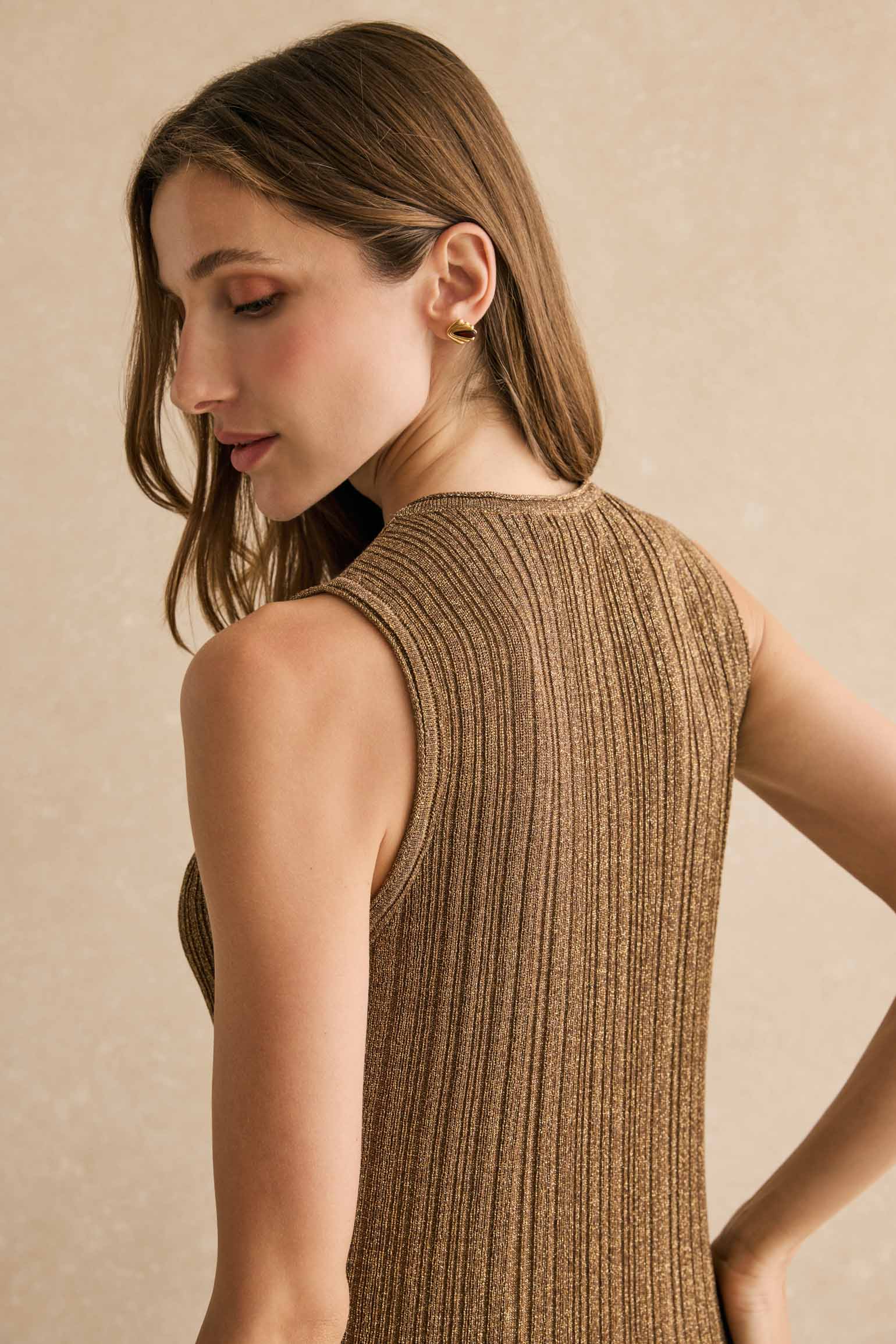 Vestido DALIA Bronce - BIMANI