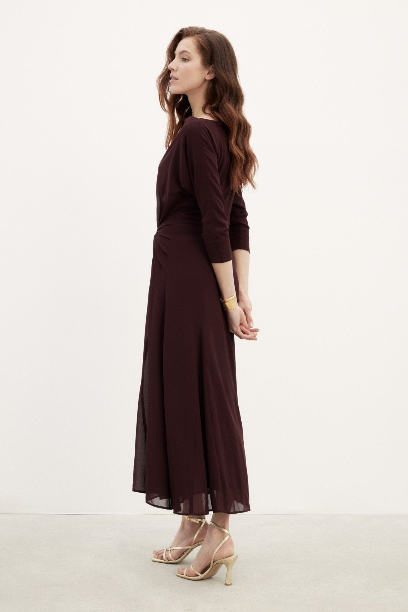 Vestido DIANE Burgundy - BIMANI