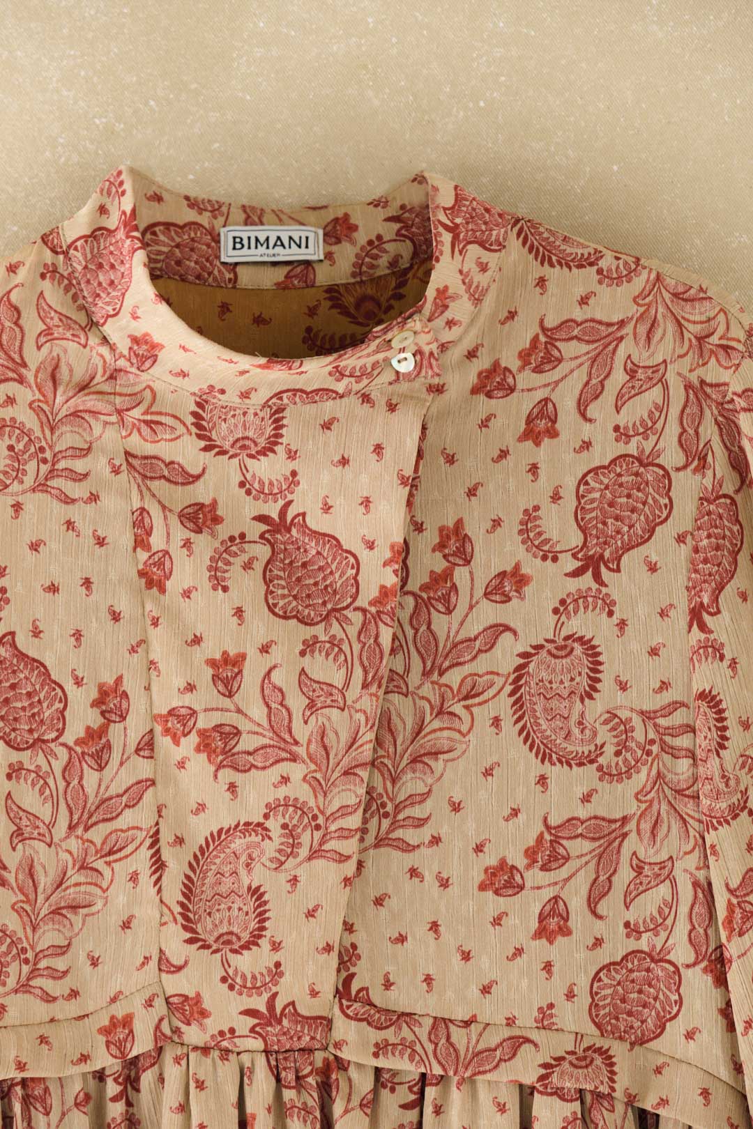 Vestido DUNA Estampado Teja - BIMANI