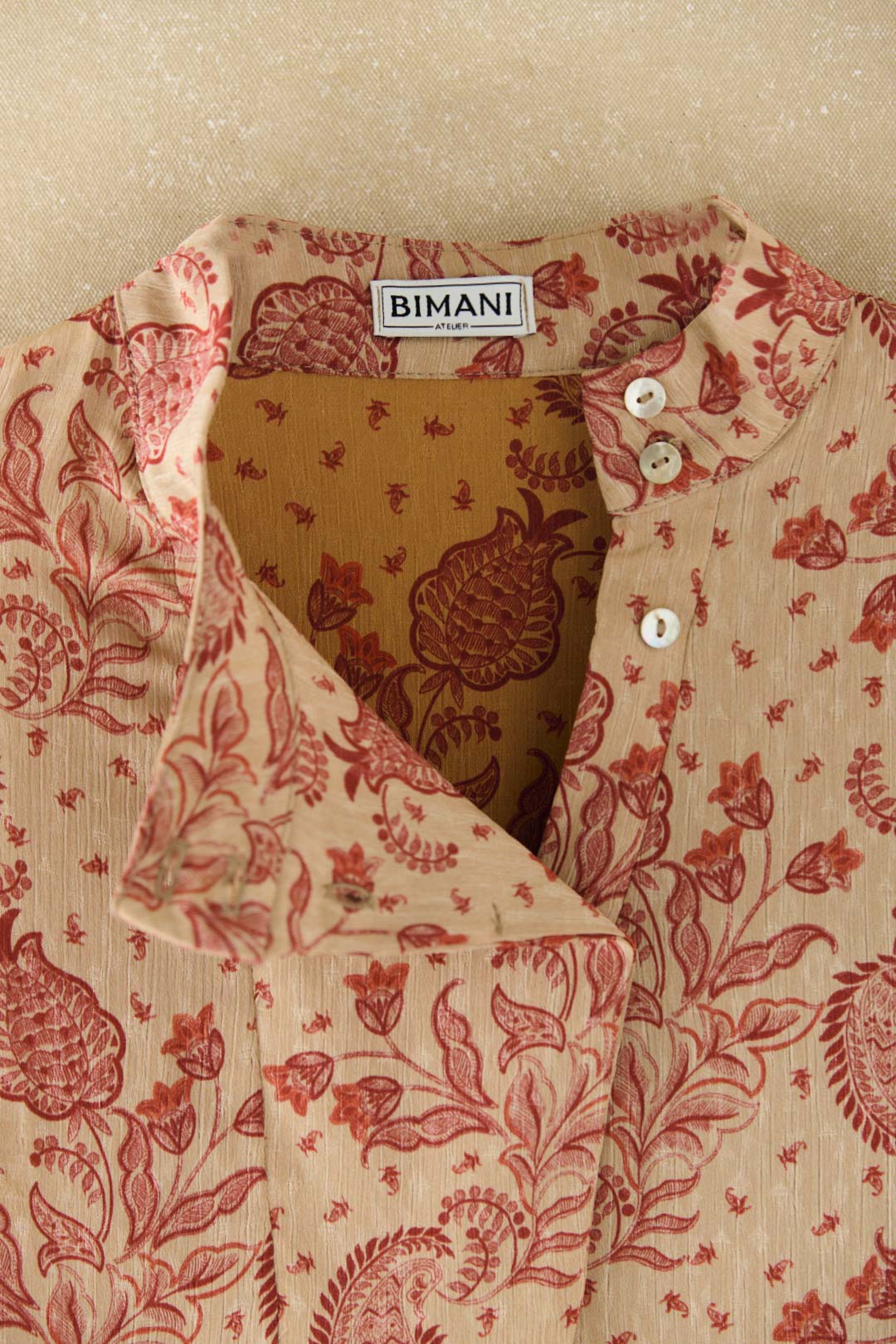 Vestido DUNA Estampado Teja - BIMANI