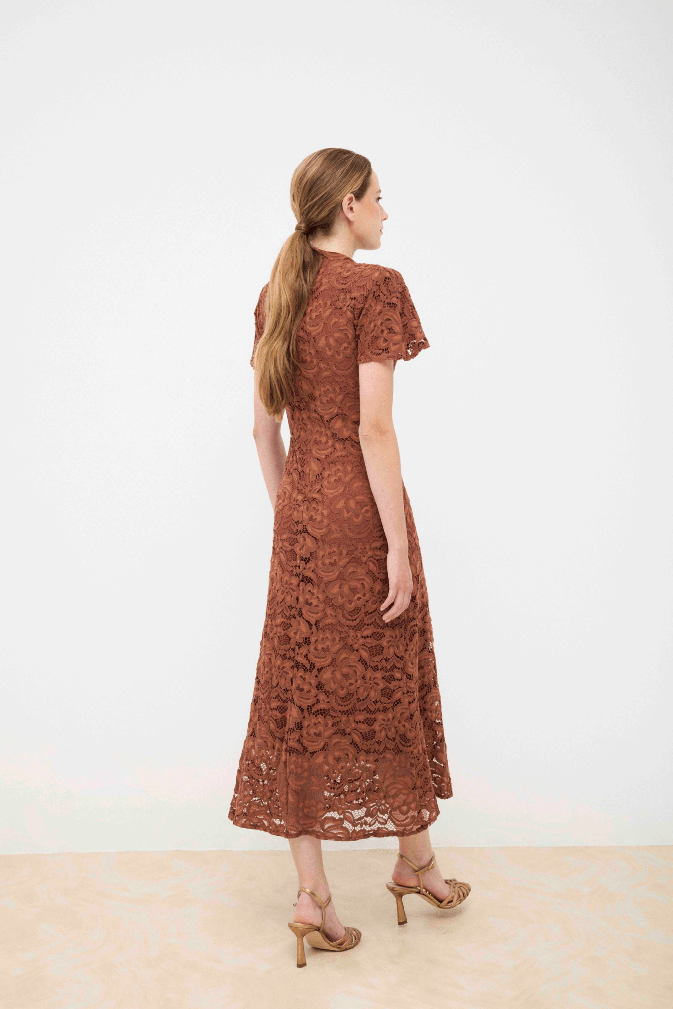 Vestido FIORELLA Terracota