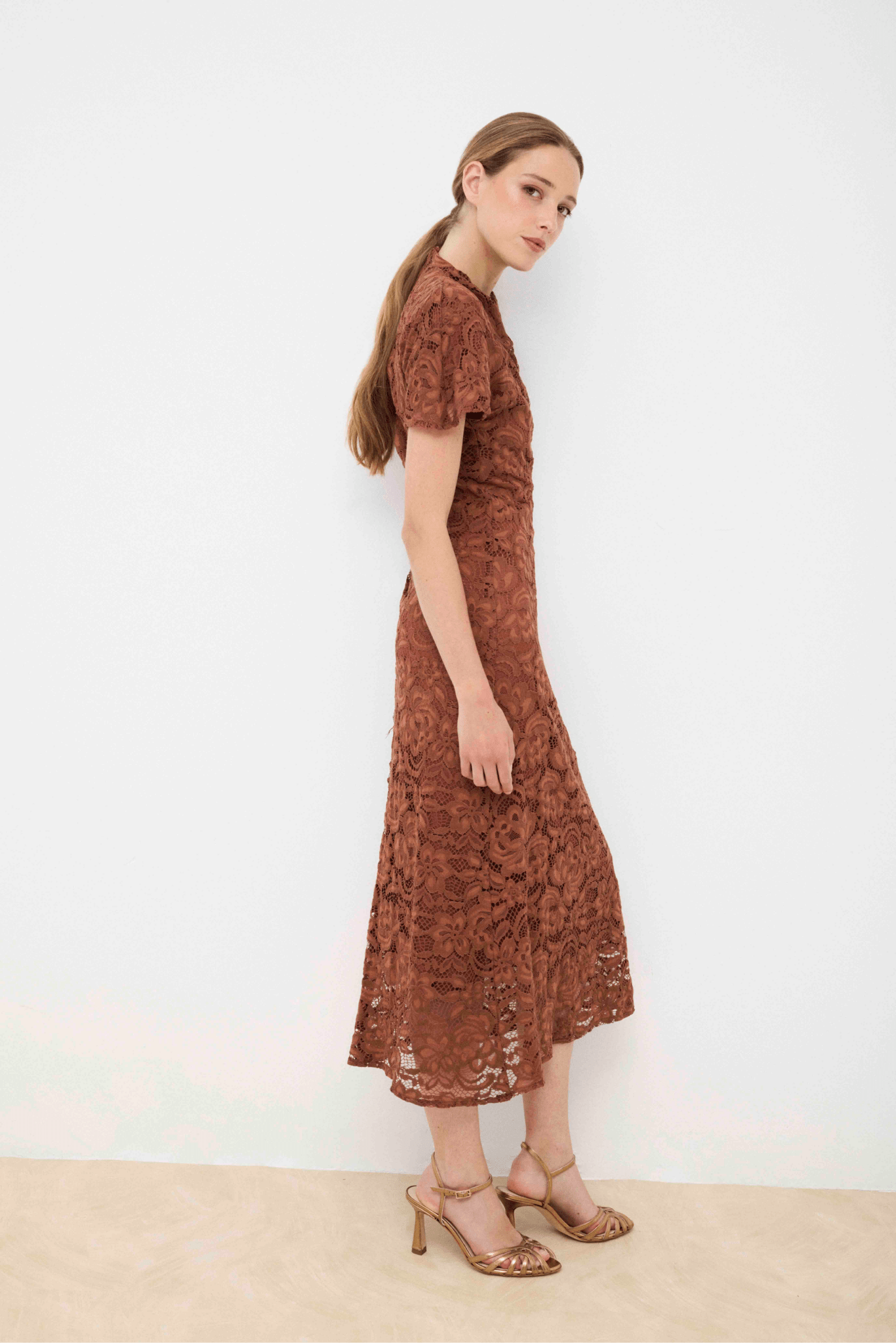 Vestido FIORELLA Terracota