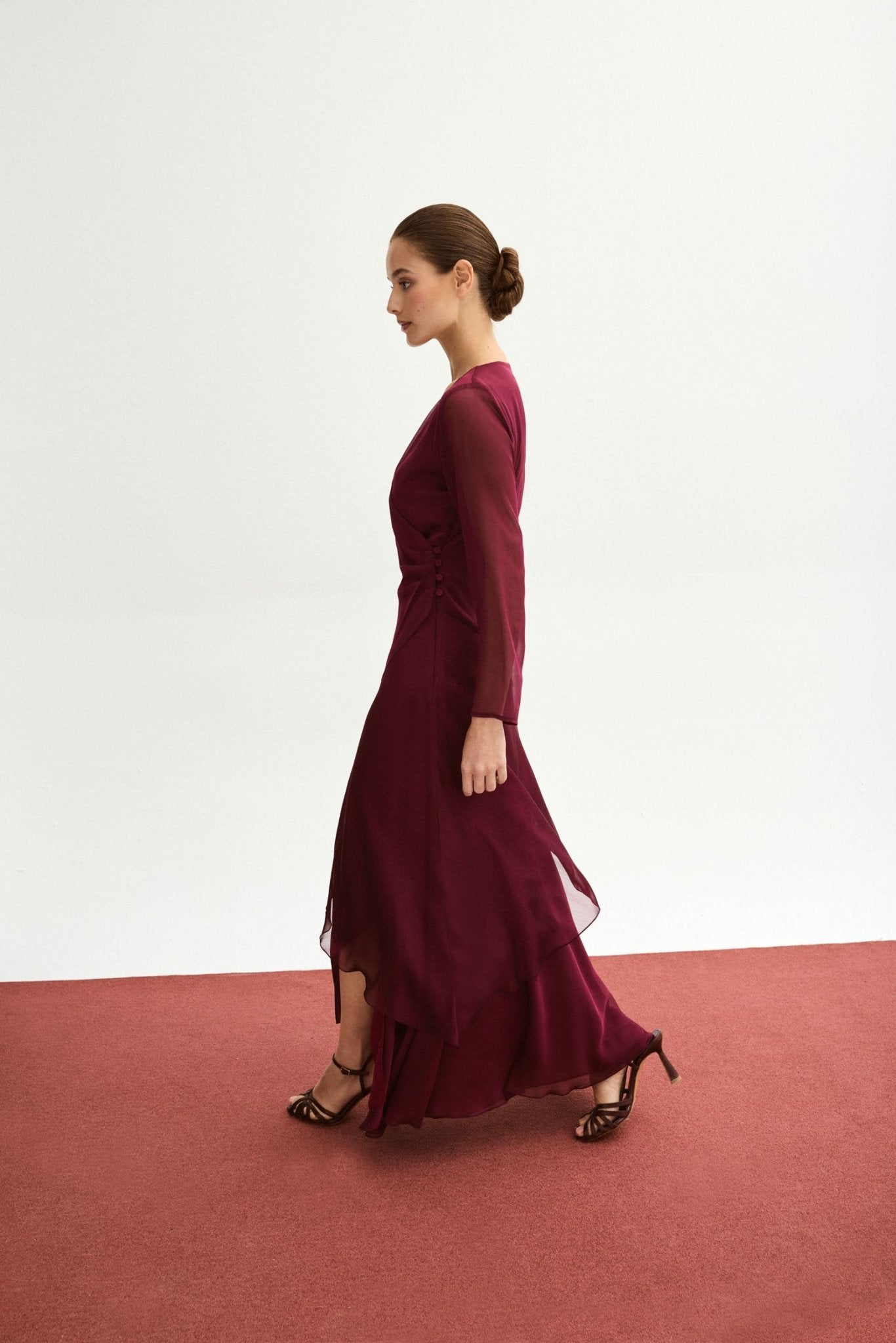 Vestido GIA Cereza Árida - BIMANI