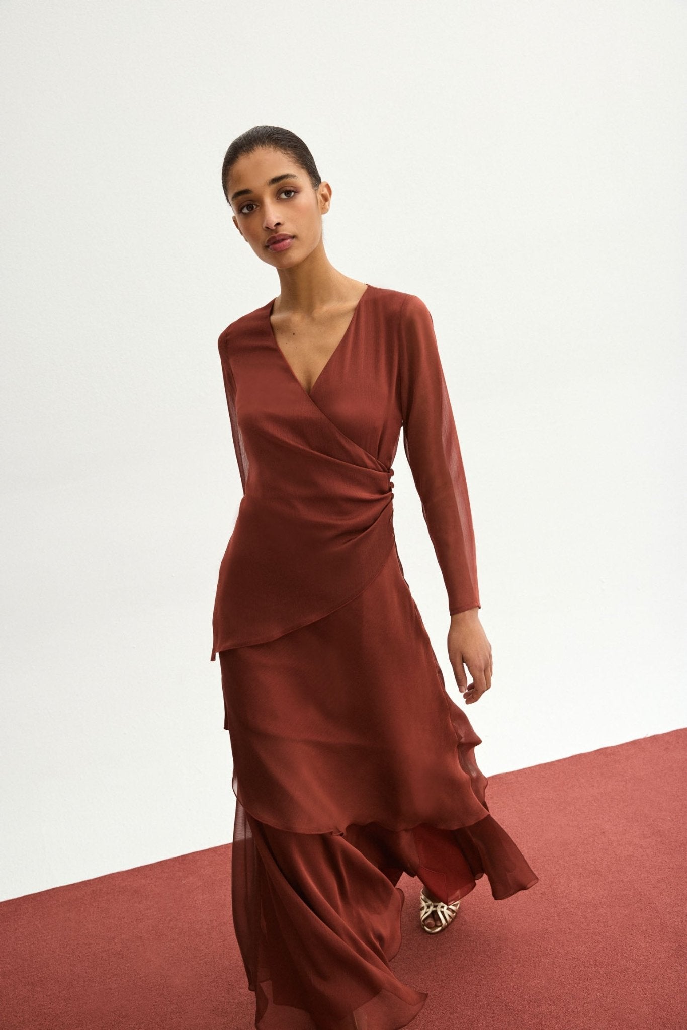 Vestido GIA Teja Caldero - BIMANI