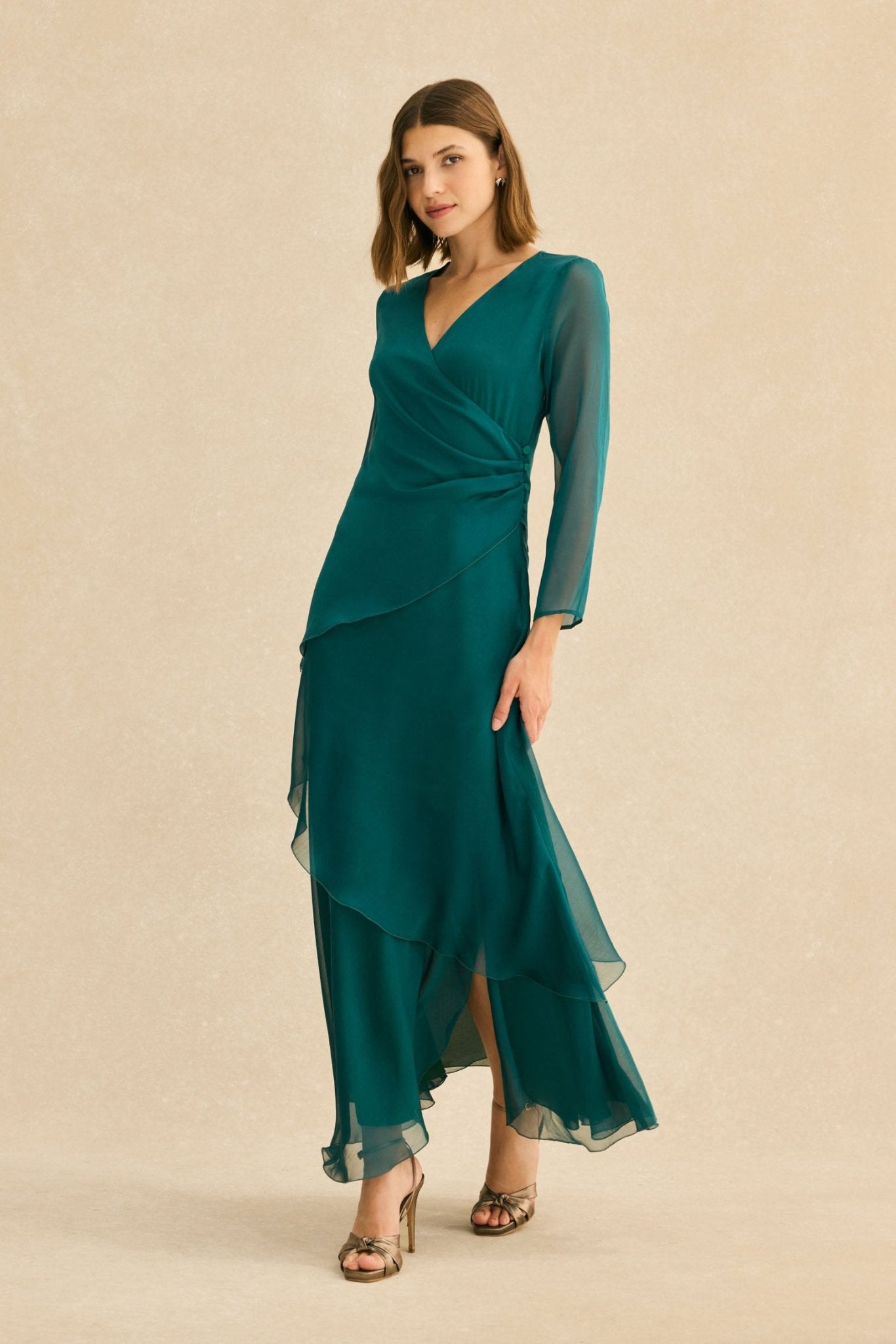 Vestido GIA Verde Hiedra - BIMANI