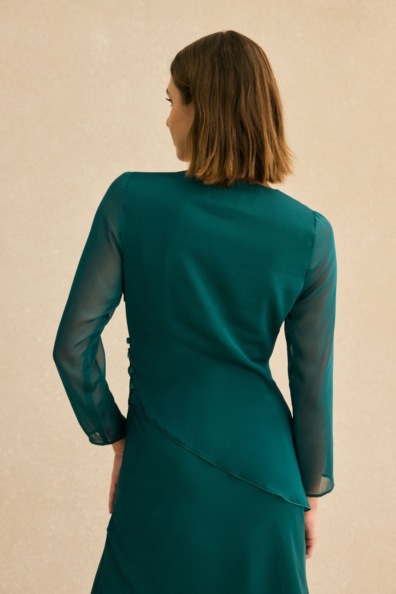 Vestido GIA Verde Hiedra - BIMANI