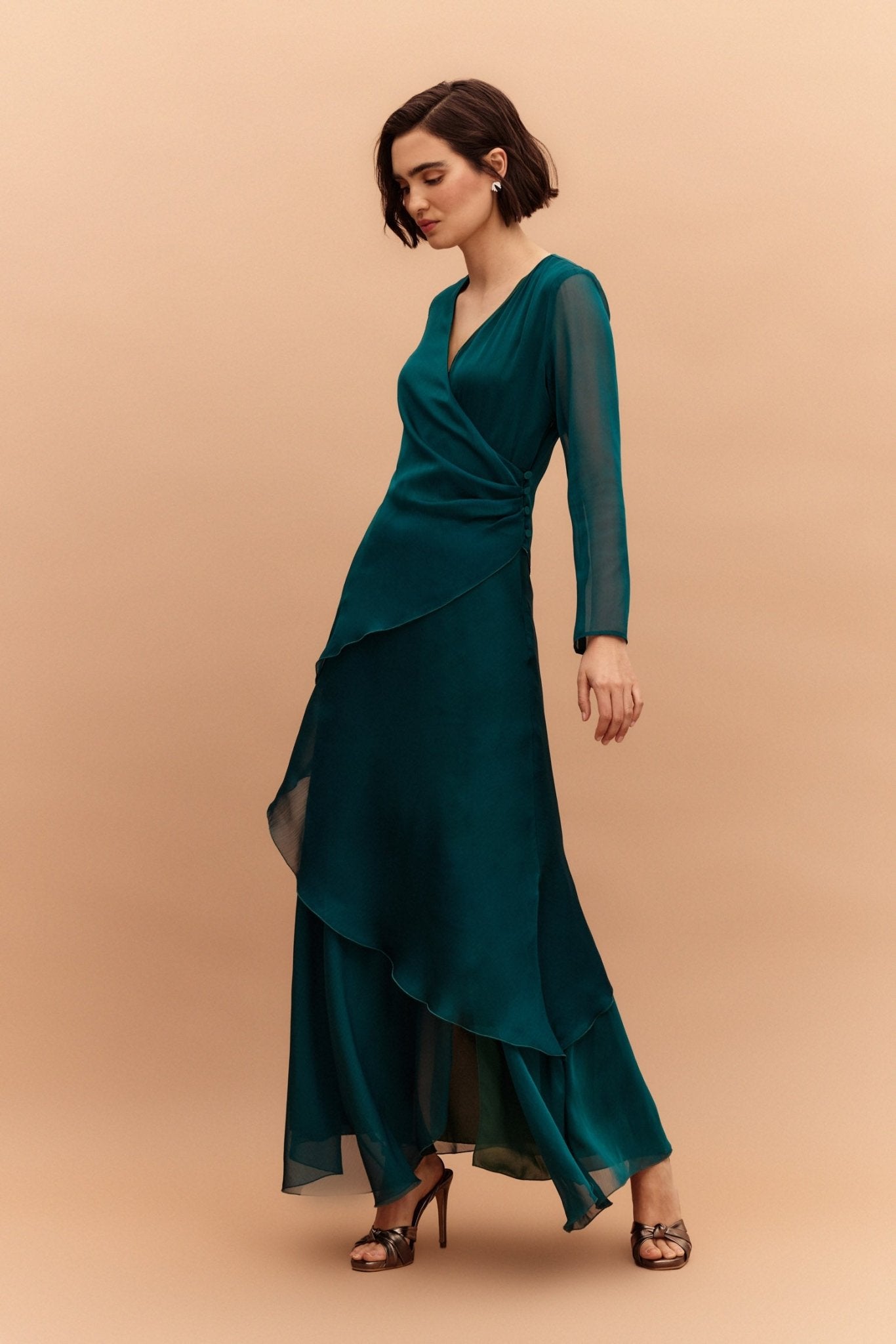 Vestido GIA Verde Hiedra - BIMANI