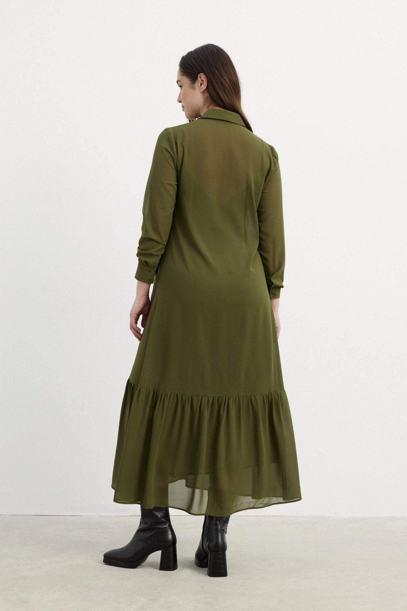 Vestido HAZEL Khaki - BIMANI