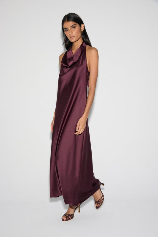 Vestido HELENA Berenjena - BIMANI