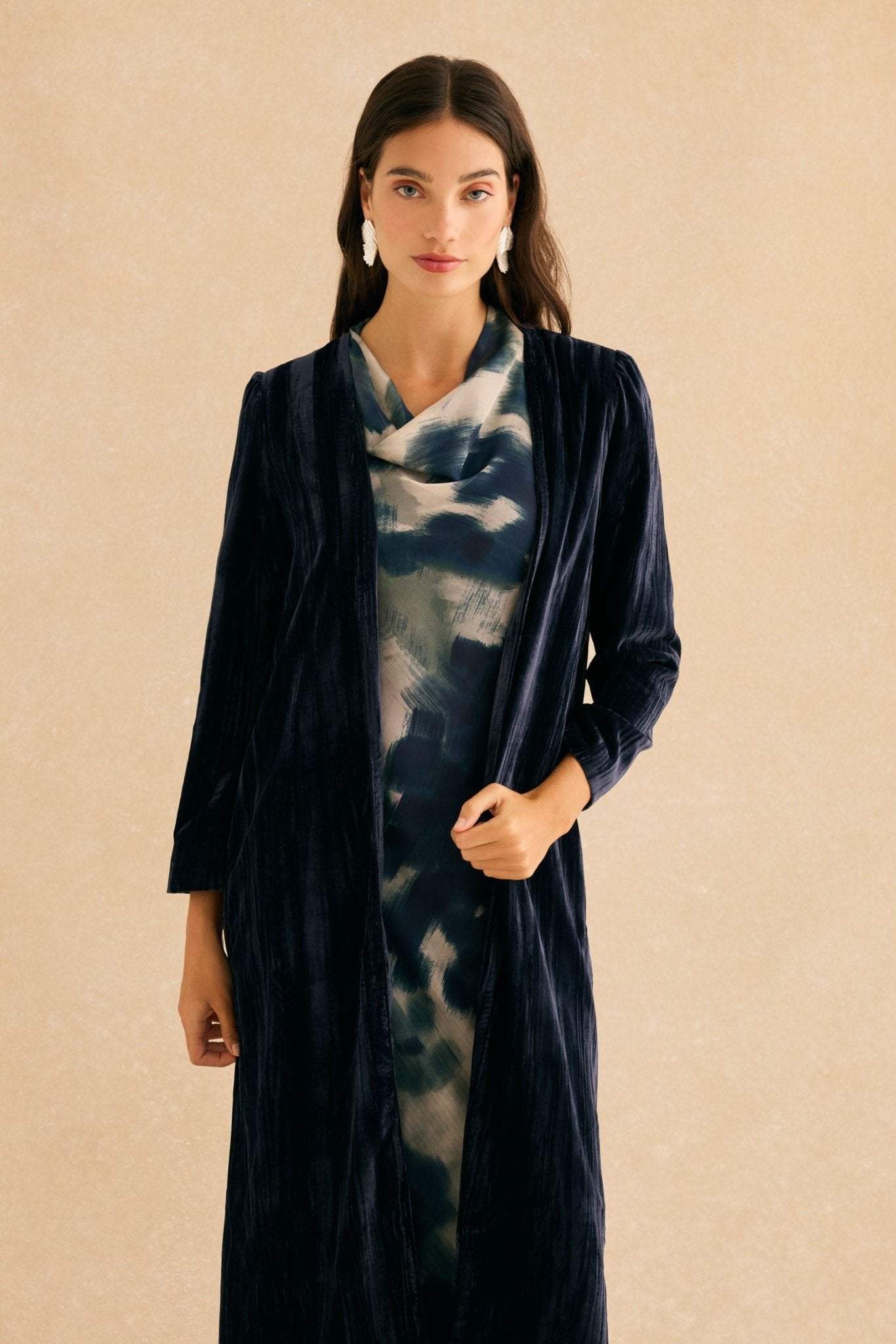 Vestido HELENA Estampado Azul - BIMANI