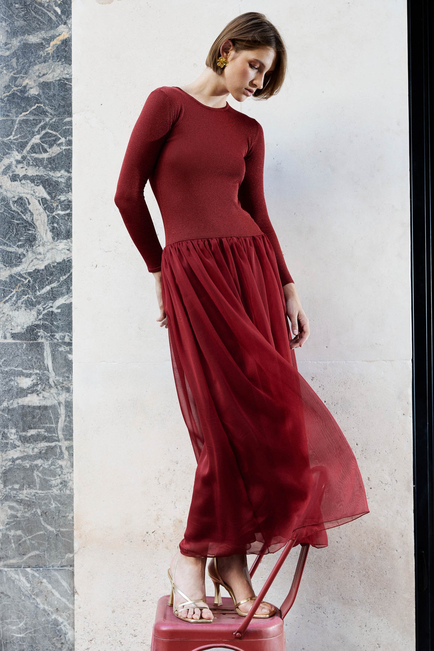 Vestido IRIS Red - BIMANI