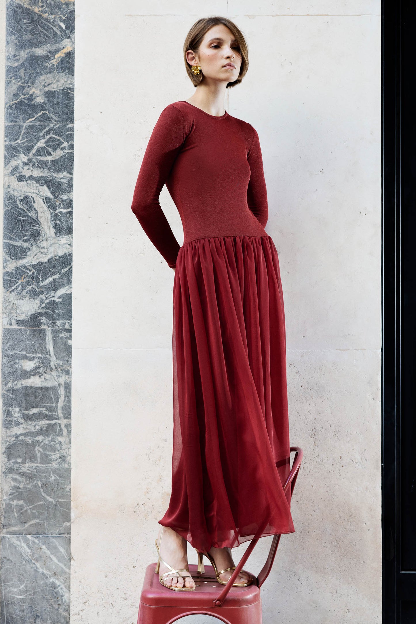 Vestido IRIS Red - BIMANI