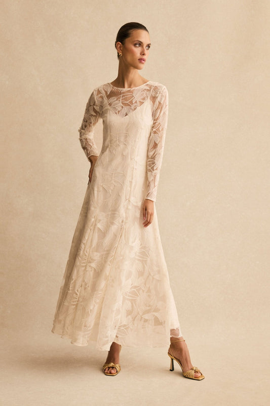 Vestido ISABELLA Blanco Hielo - BIMANI