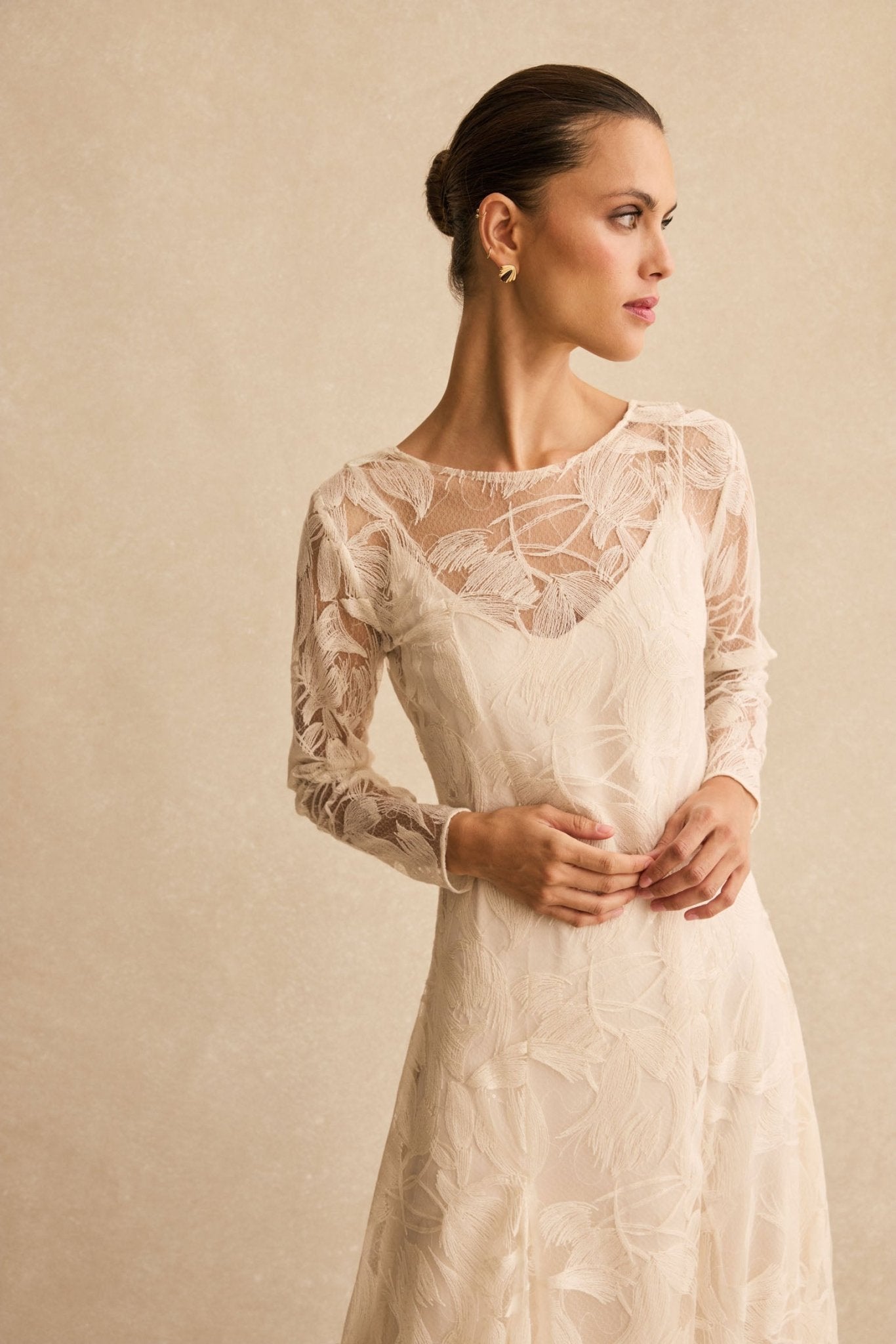 Vestido ISABELLA Blanco Hielo - BIMANI