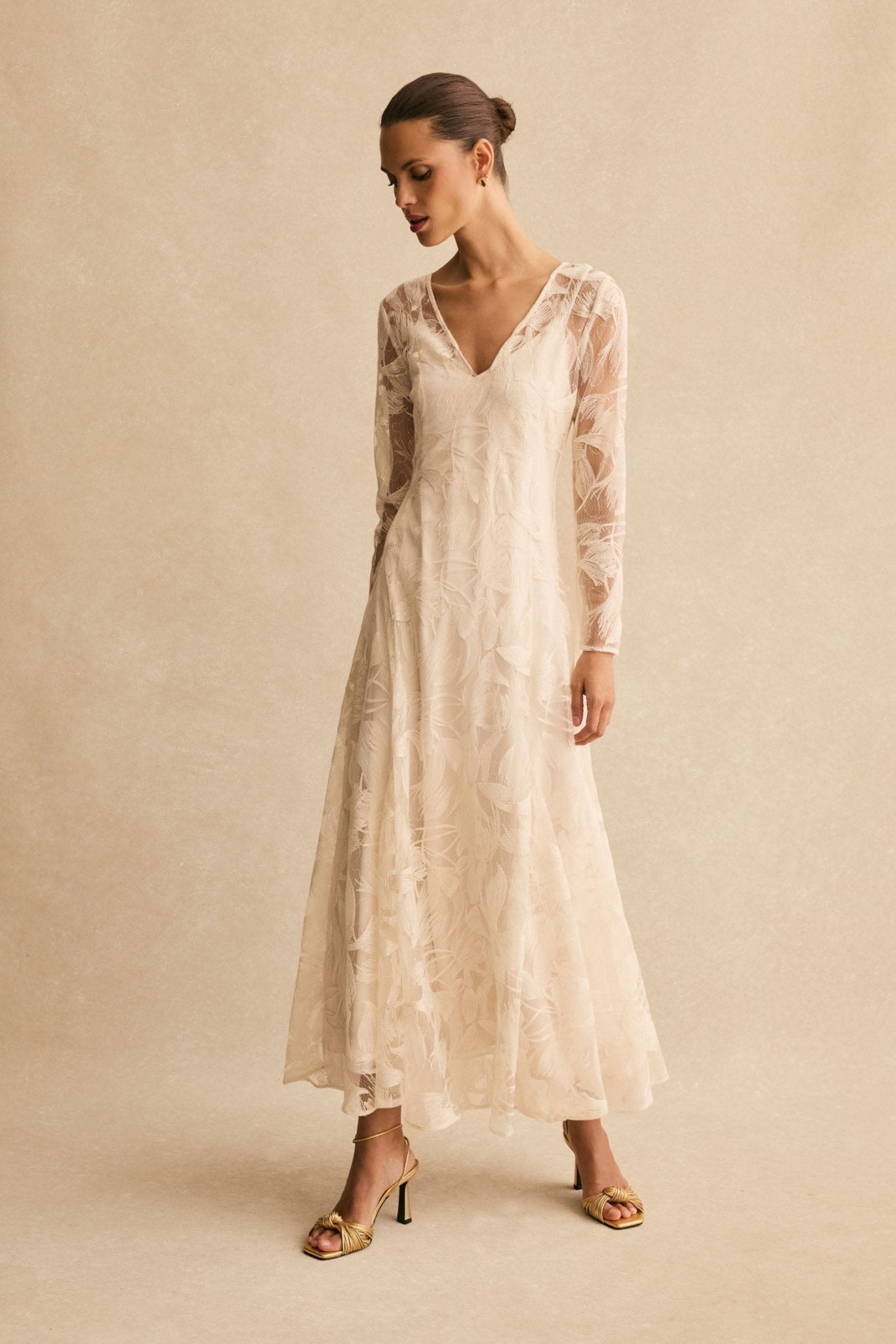 Vestido ISABELLA Blanco Hielo - BIMANI