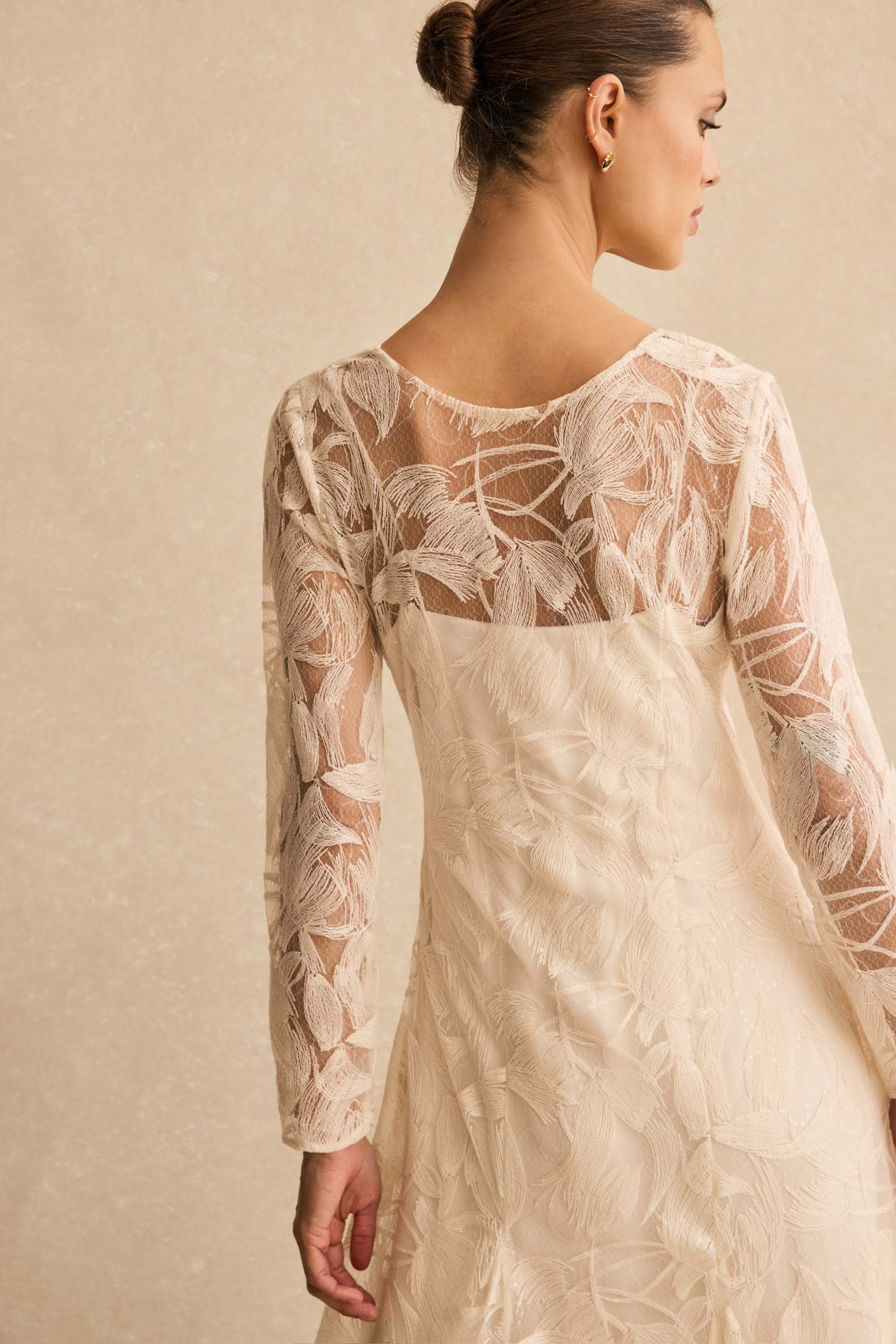 Vestido ISABELLA Blanco Hielo - BIMANI