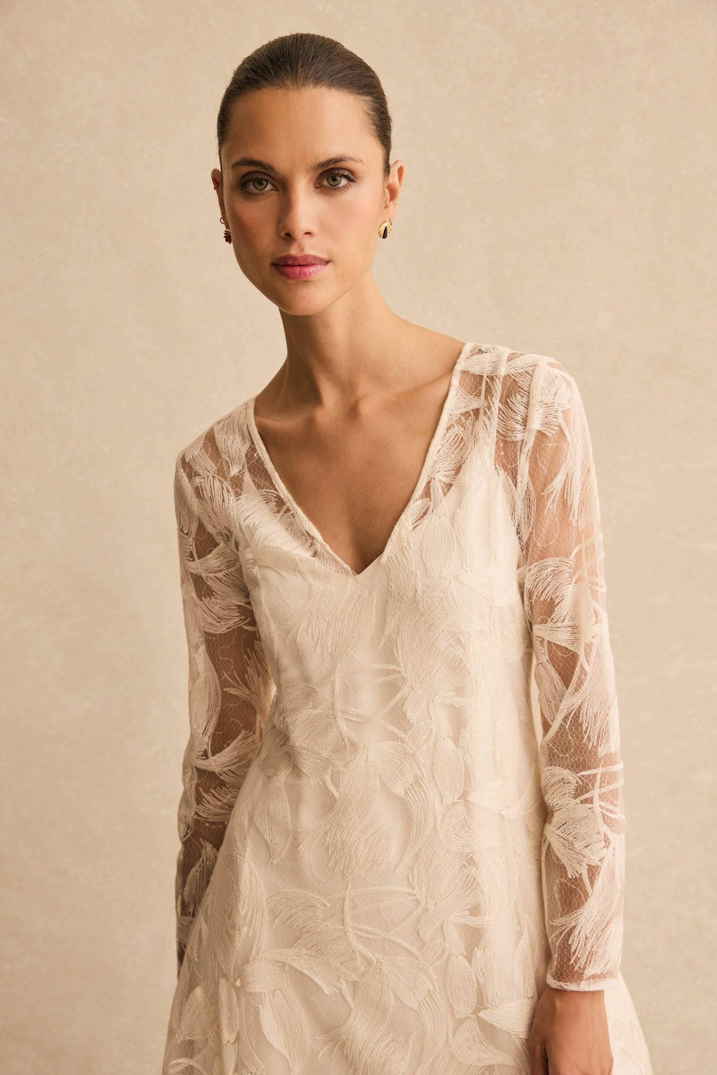 Vestido ISABELLA Blanco Hielo - BIMANI