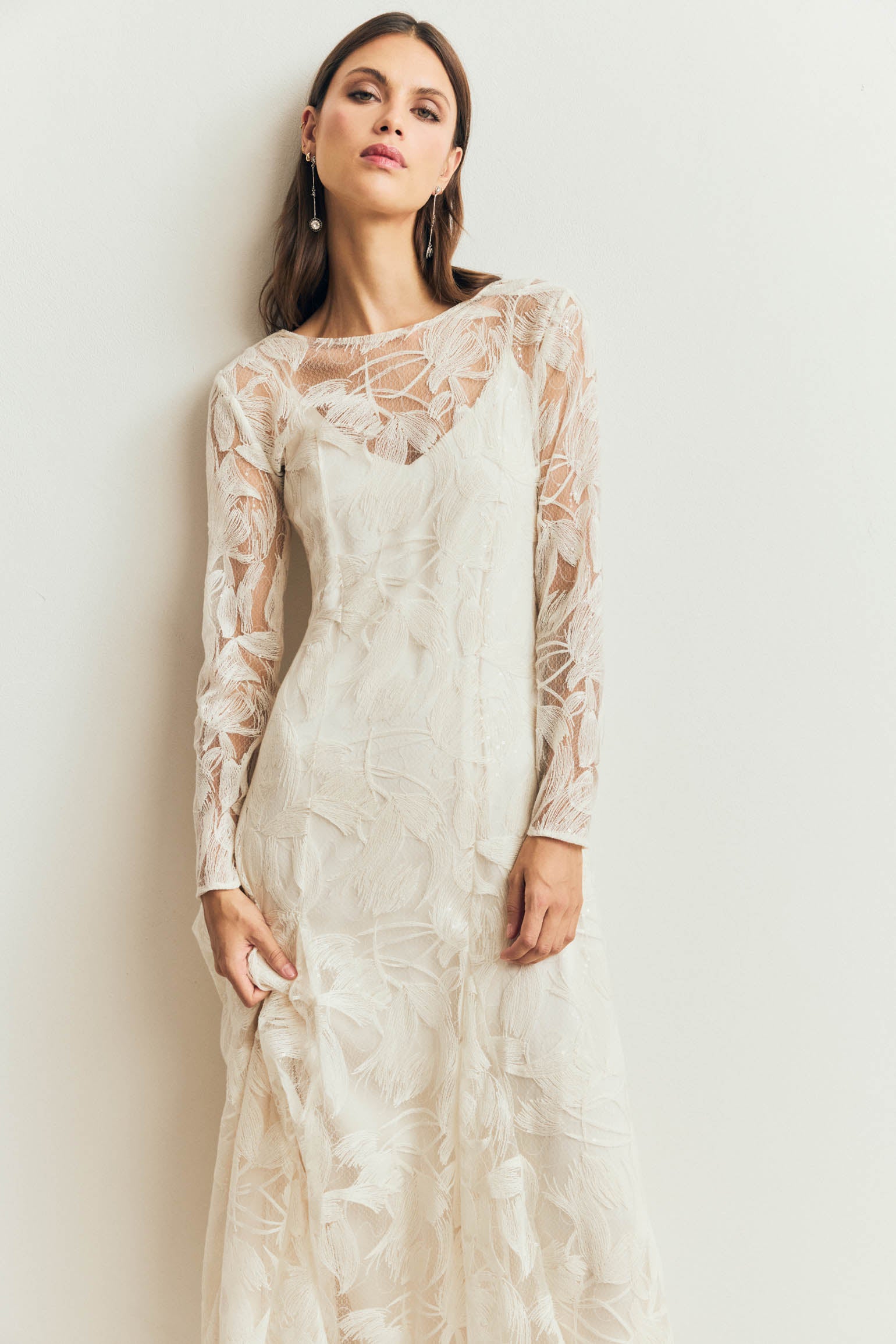 Vestido ISABELLA Blanco Hielo - BIMANI