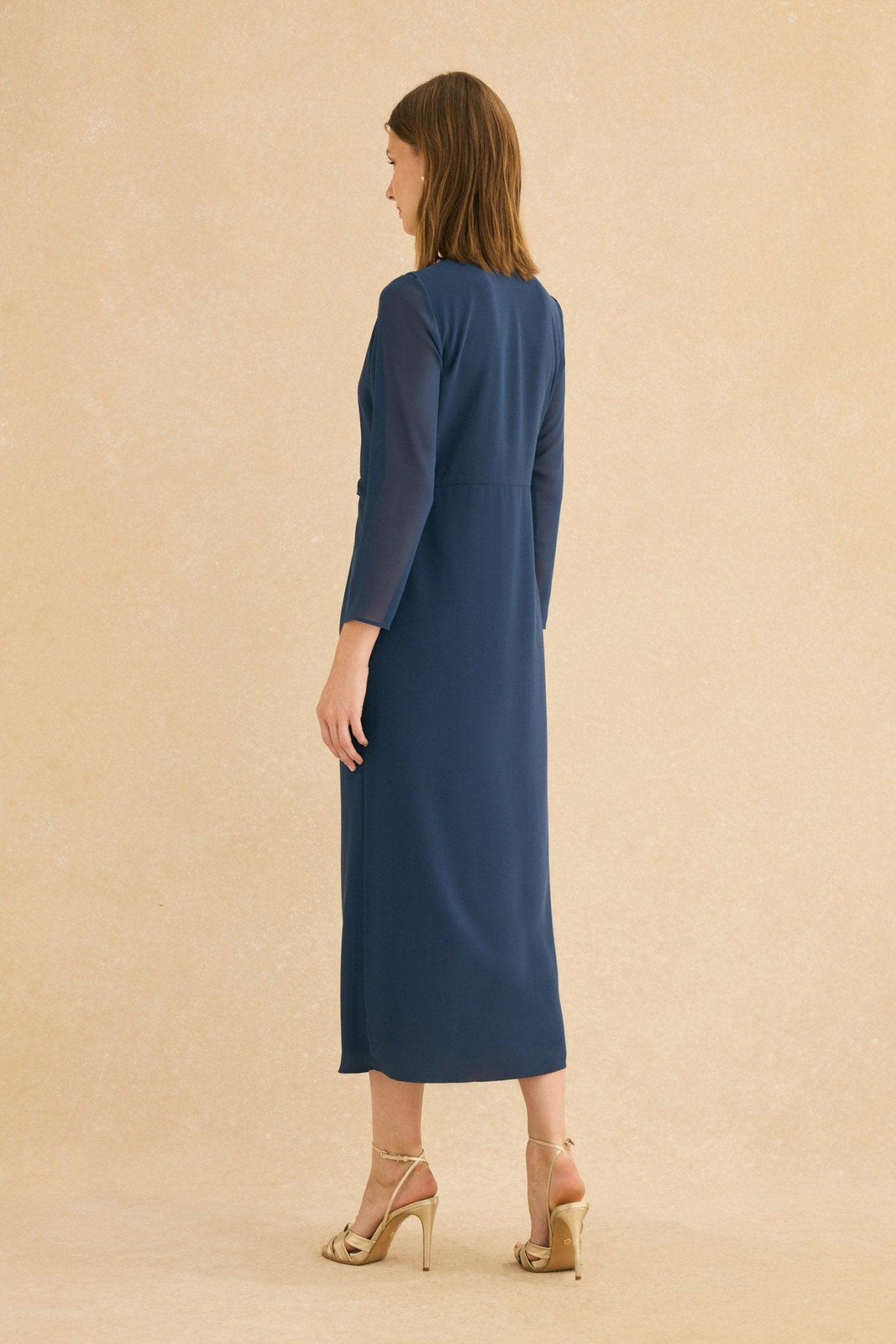 Vestido ISLA Azul Cantábrico - BIMANI