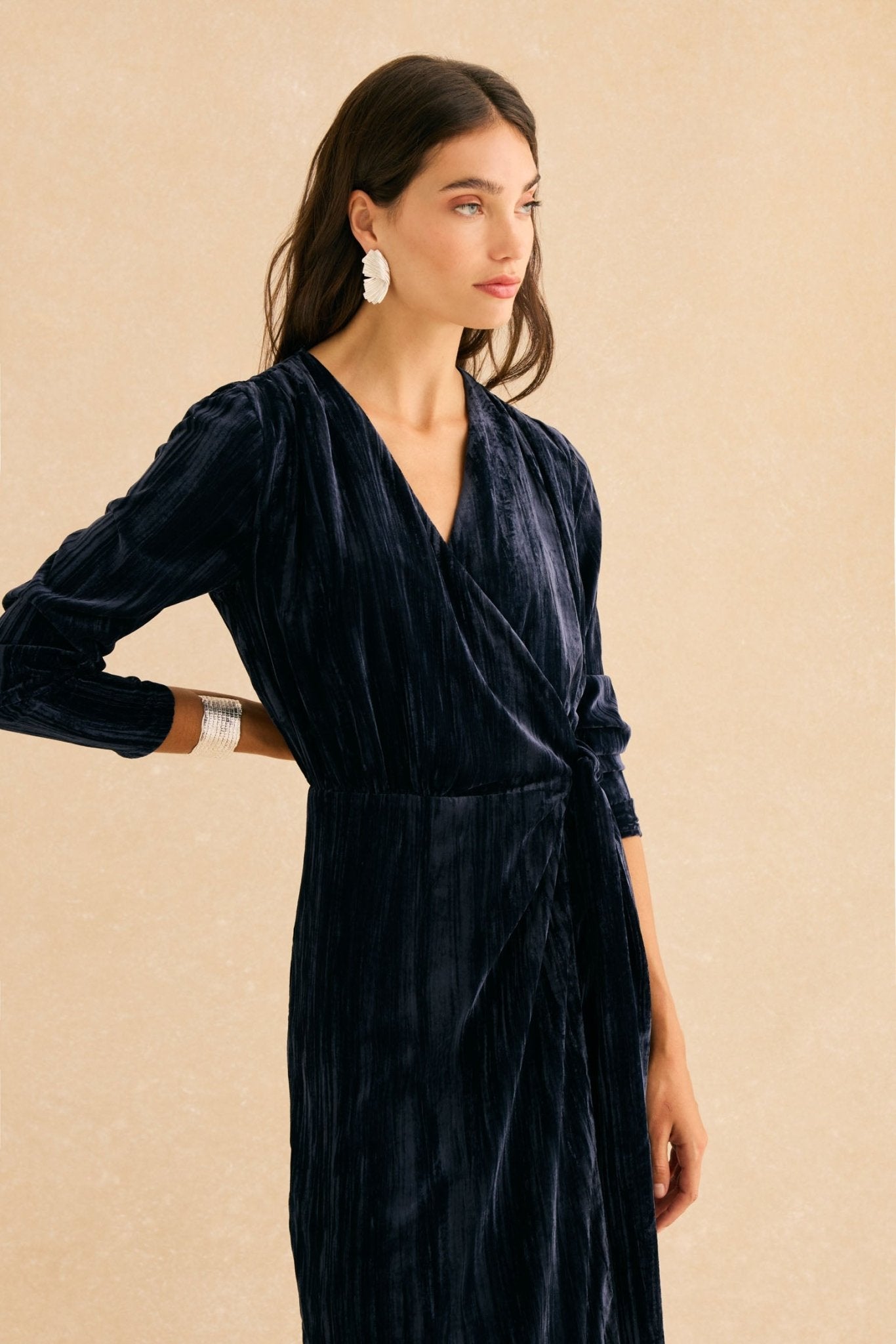 Vestido ISOLDE Azul Atlántico - BIMANI