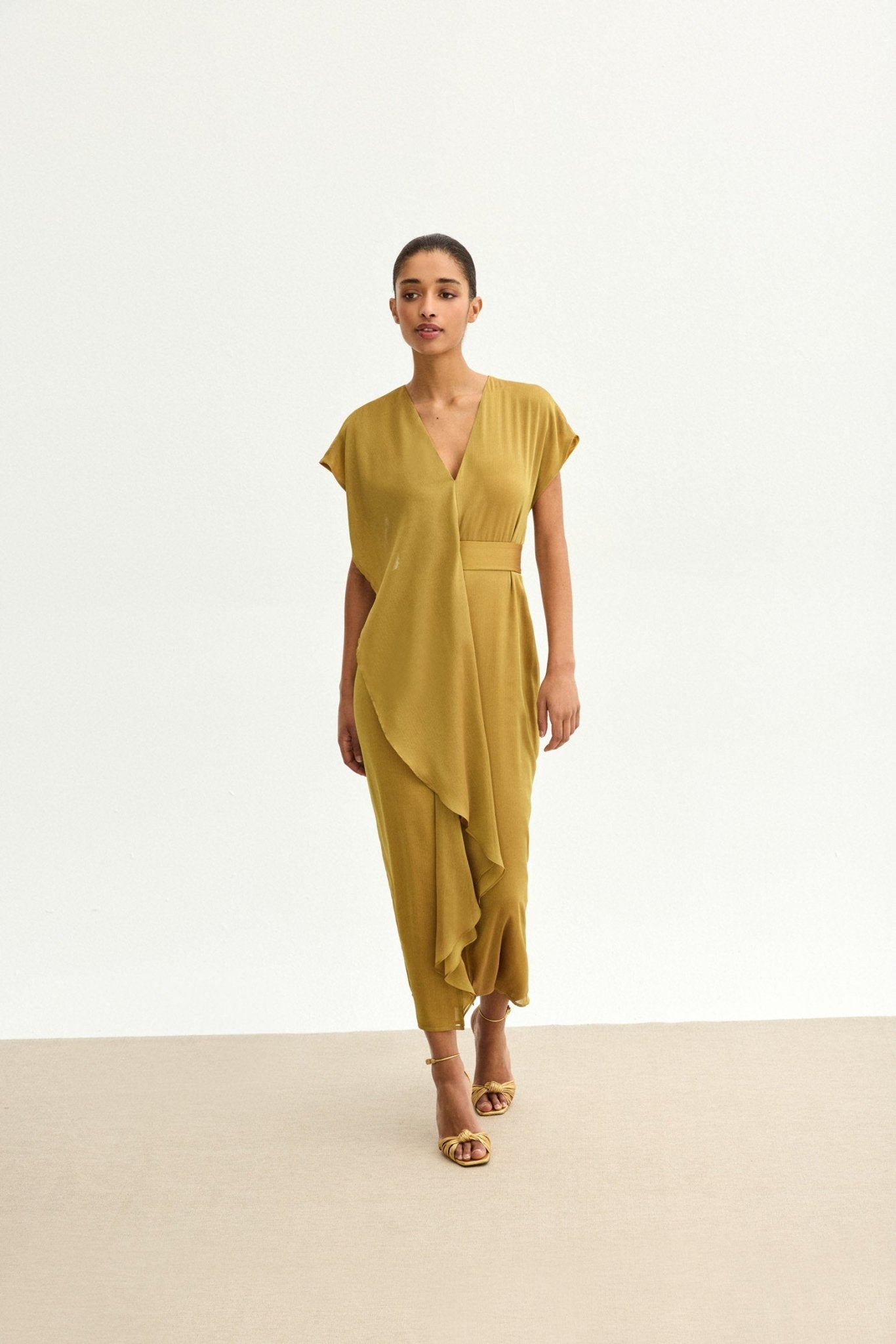 Vestido JULIET Oliva Peridoto - BIMANI