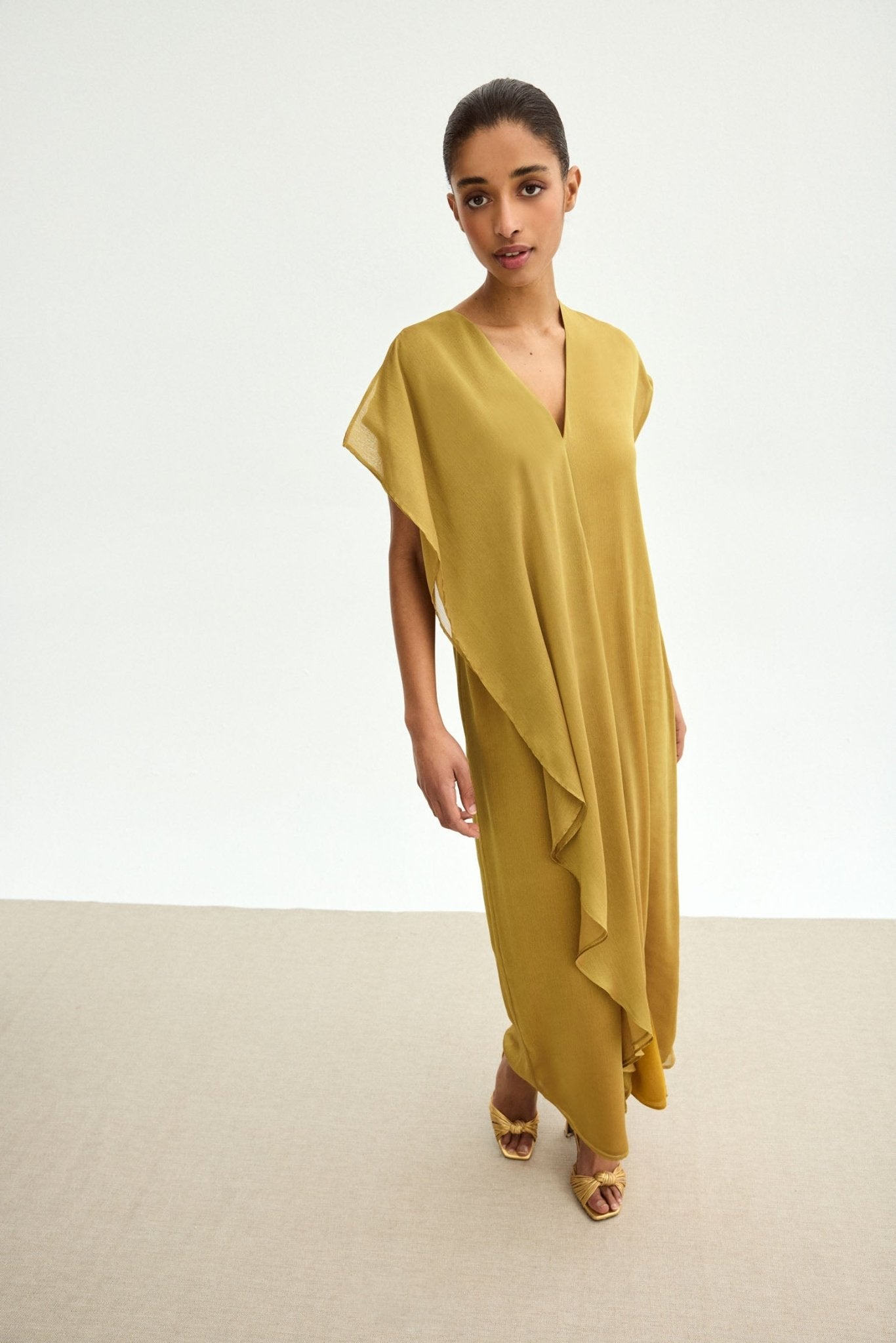 Vestido JULIET Oliva Peridoto - BIMANI