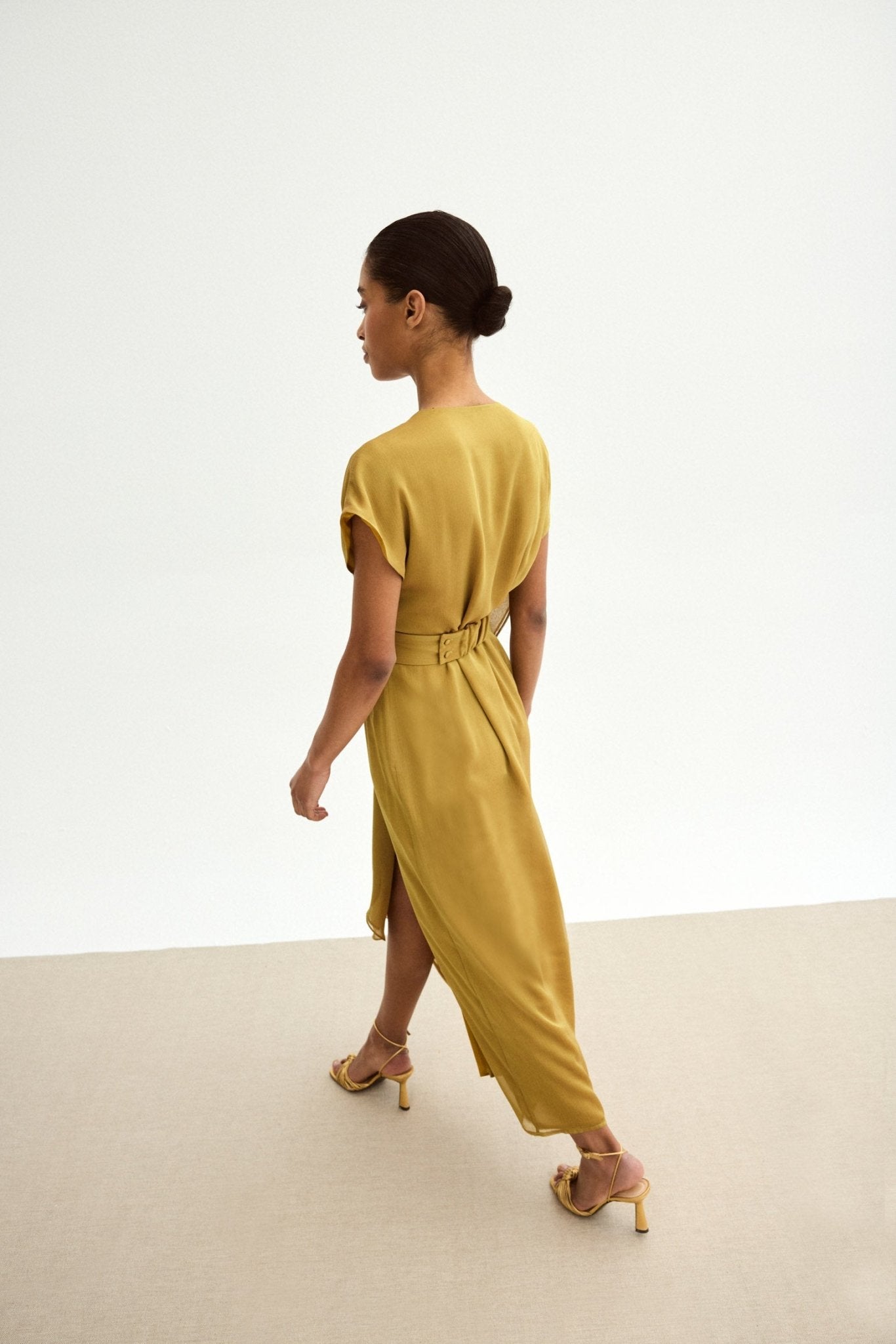 Vestido JULIET Oliva Peridoto - BIMANI