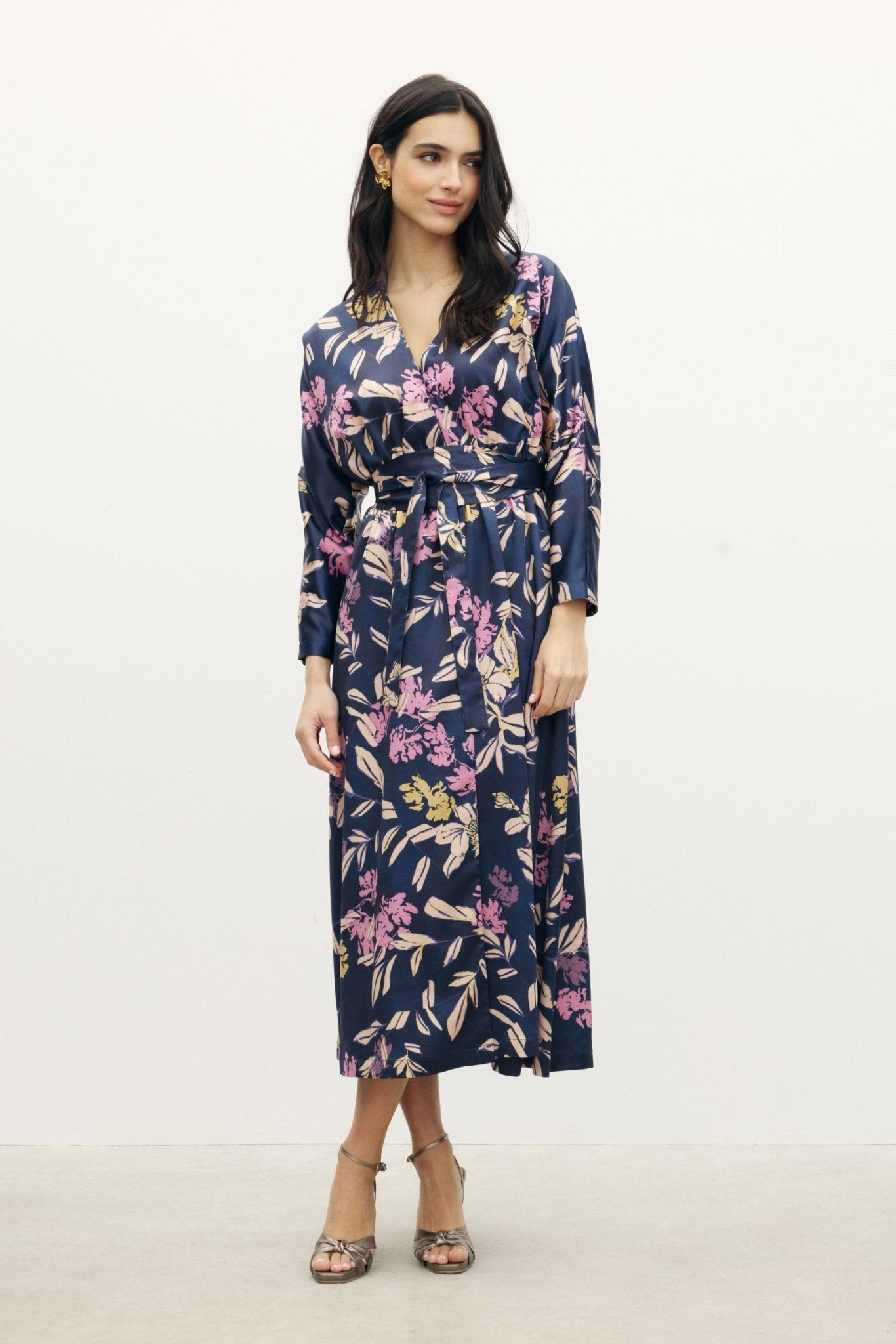 Vestido KERAMA Print Navy - BIMANI