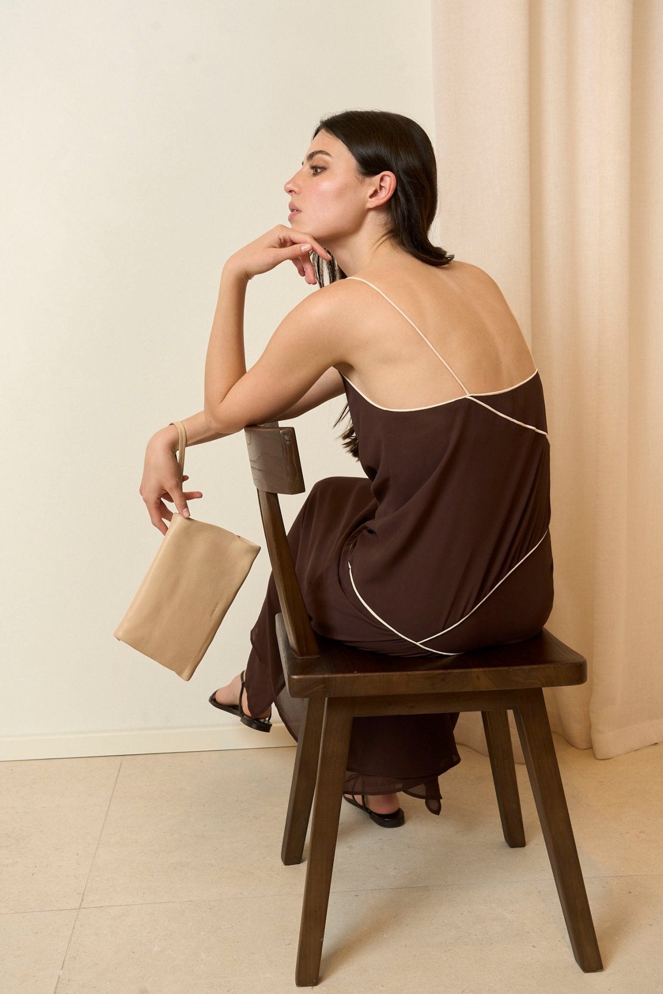 Vestido LARA Marrón Mocca - BIMANI